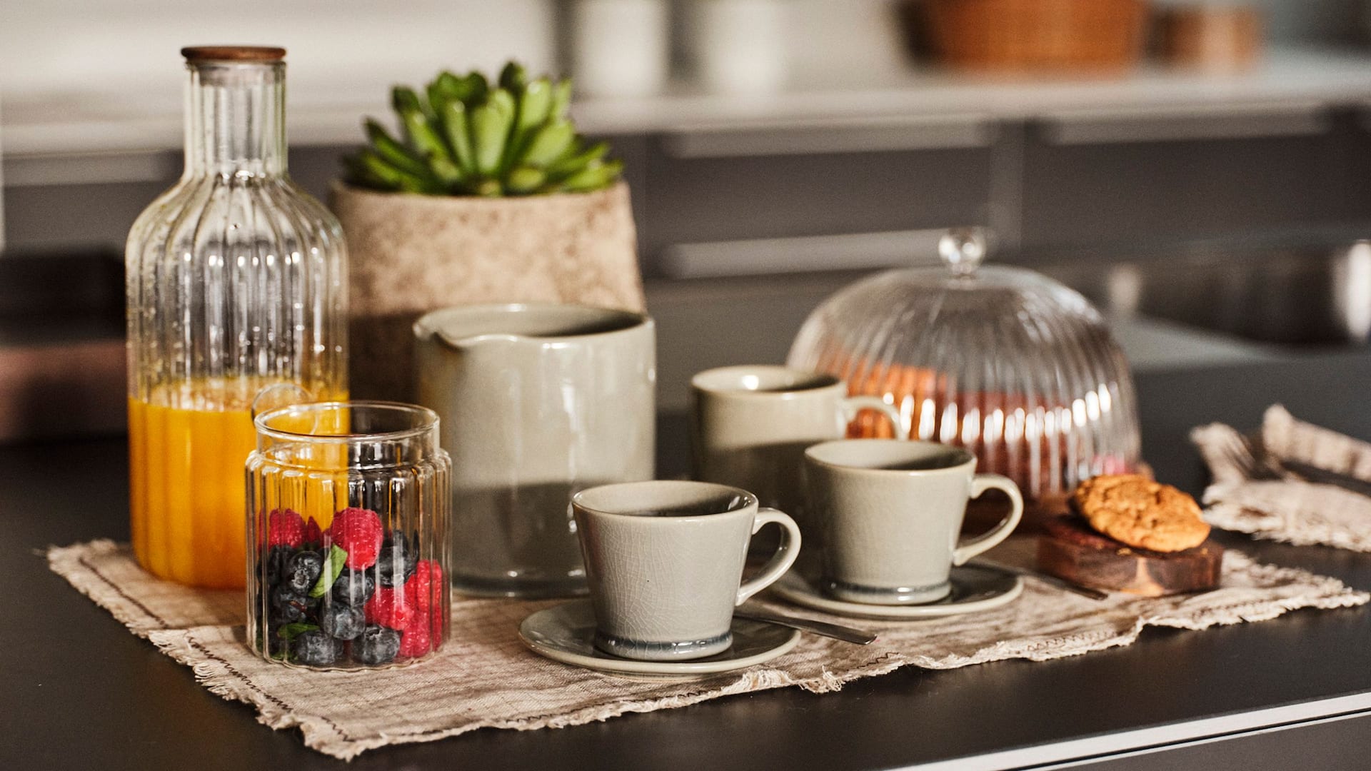 Hyatt Regency Madrid Residences Two Bedroom Family Apartment Breakfast Presentation