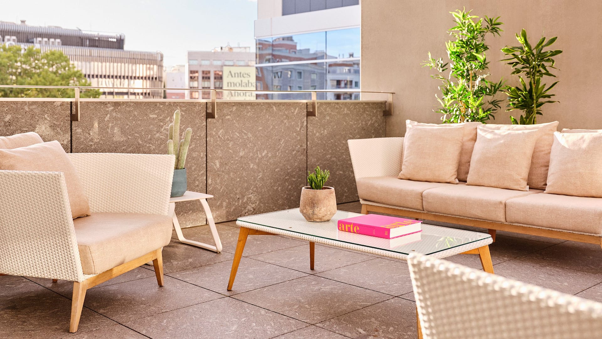 Hyatt Regency Madrid Residences Two Bedroom Family Apartment Terrace Views