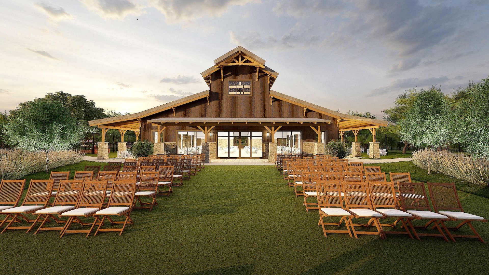 Hyatt Regency Hill Country Resort and Villas Event Barn Ceremony