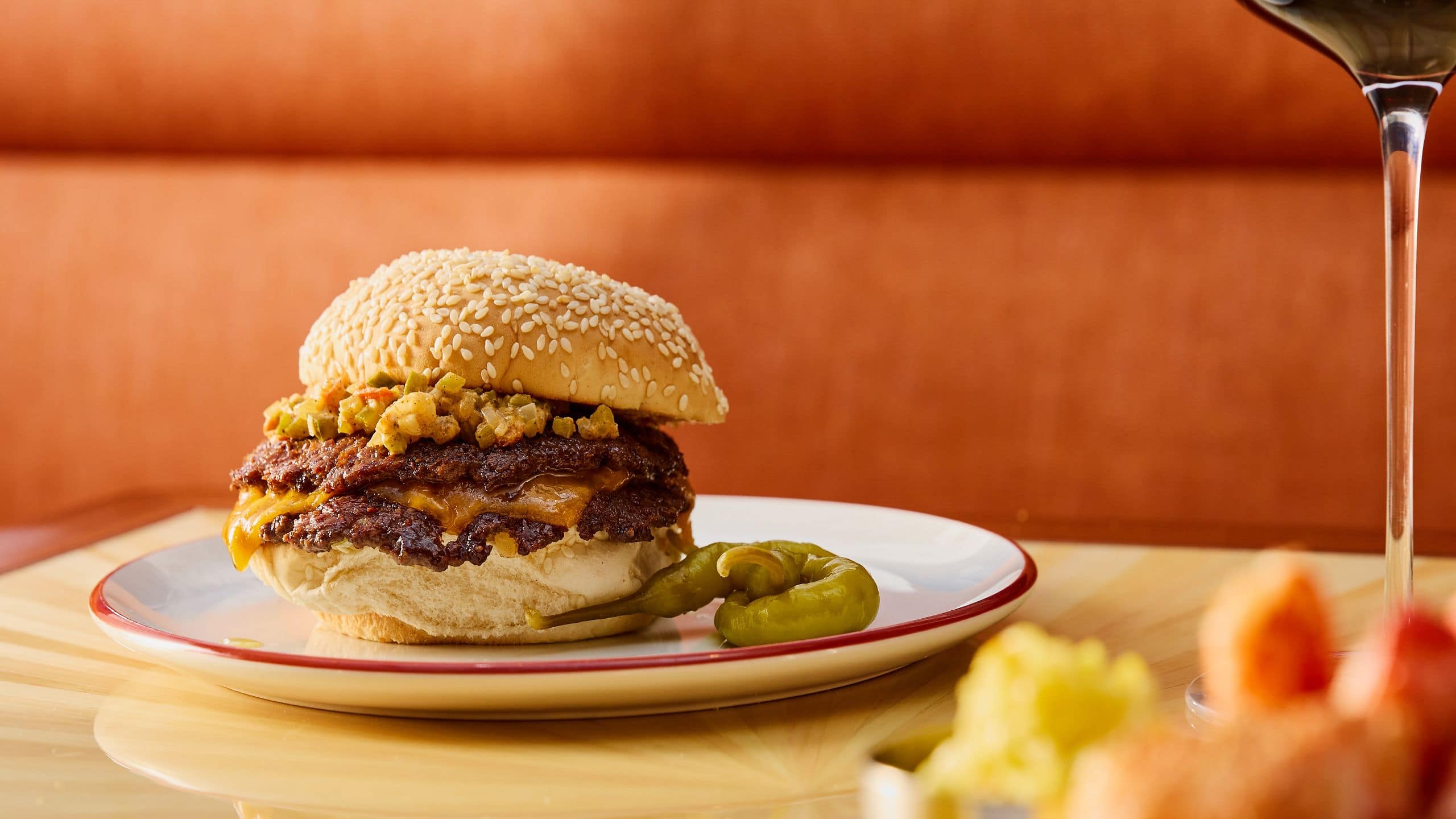 The Manner Double Cheeseburger