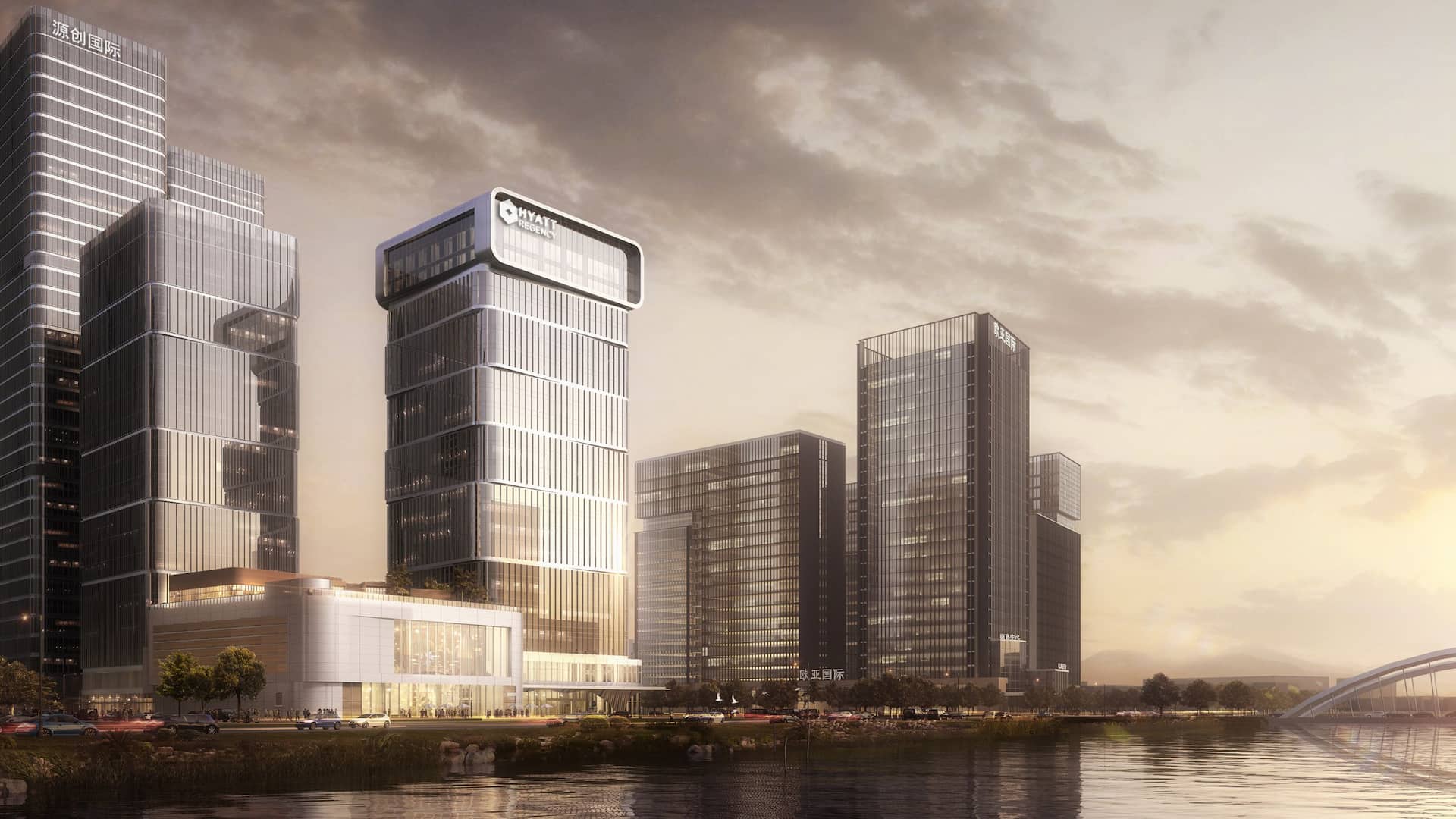 Hyatt Regency Xian Chanba Building Outlook