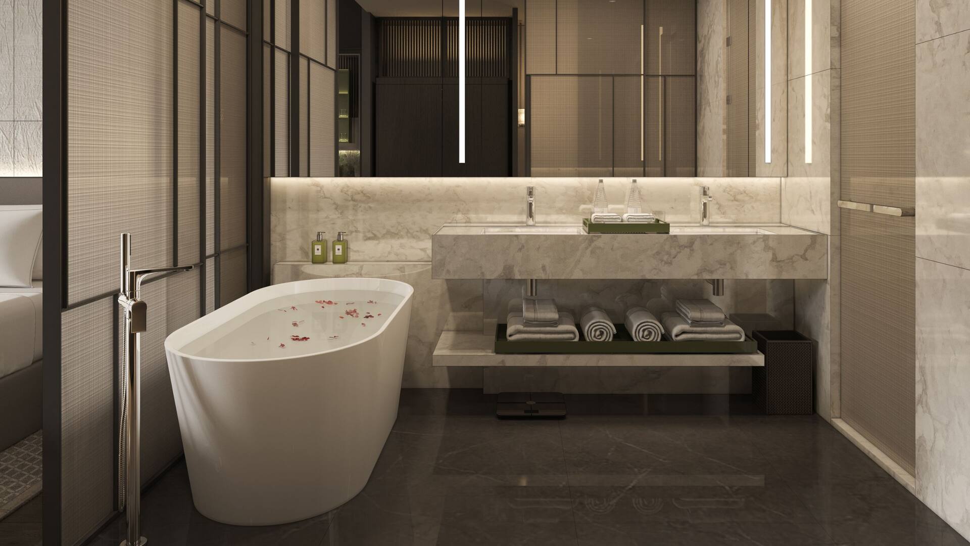 第 2，共 2 Hyatt Regency Xian Chanba Guest Room Washroom