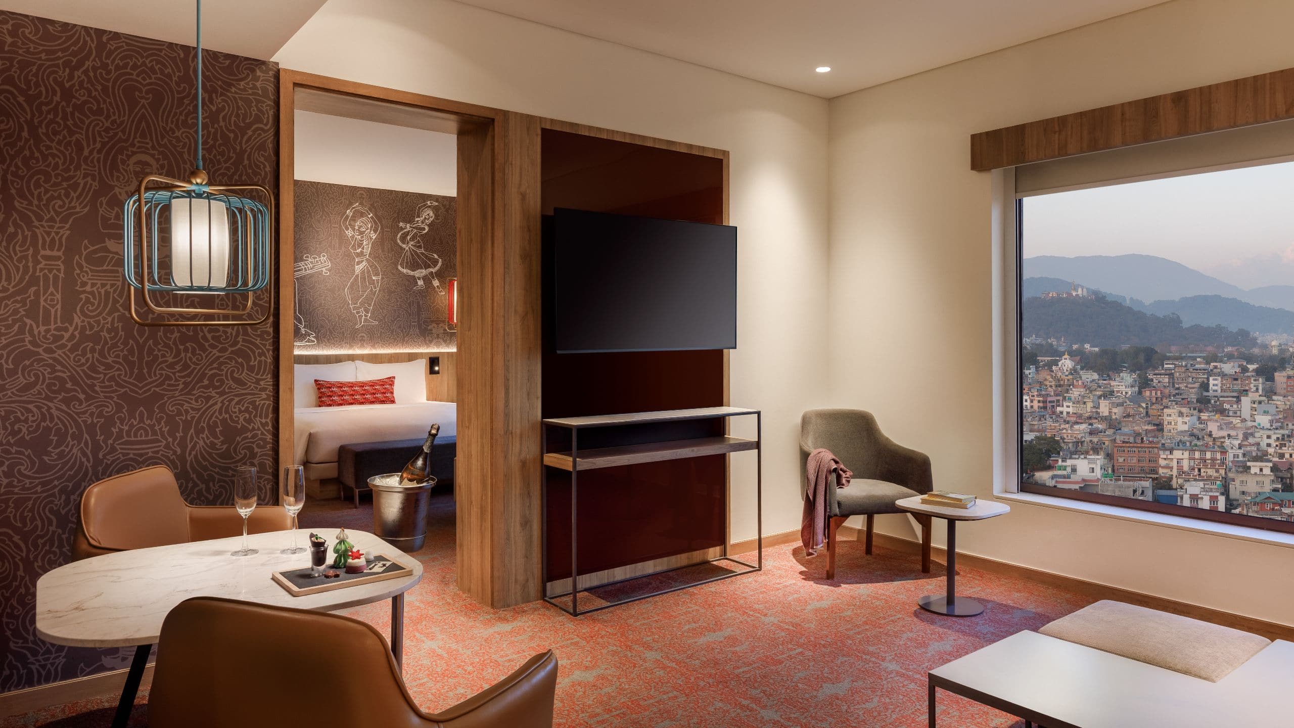 1 of 3 Hyatt Centric Soalteemode Kathmandu Suite Guestroom