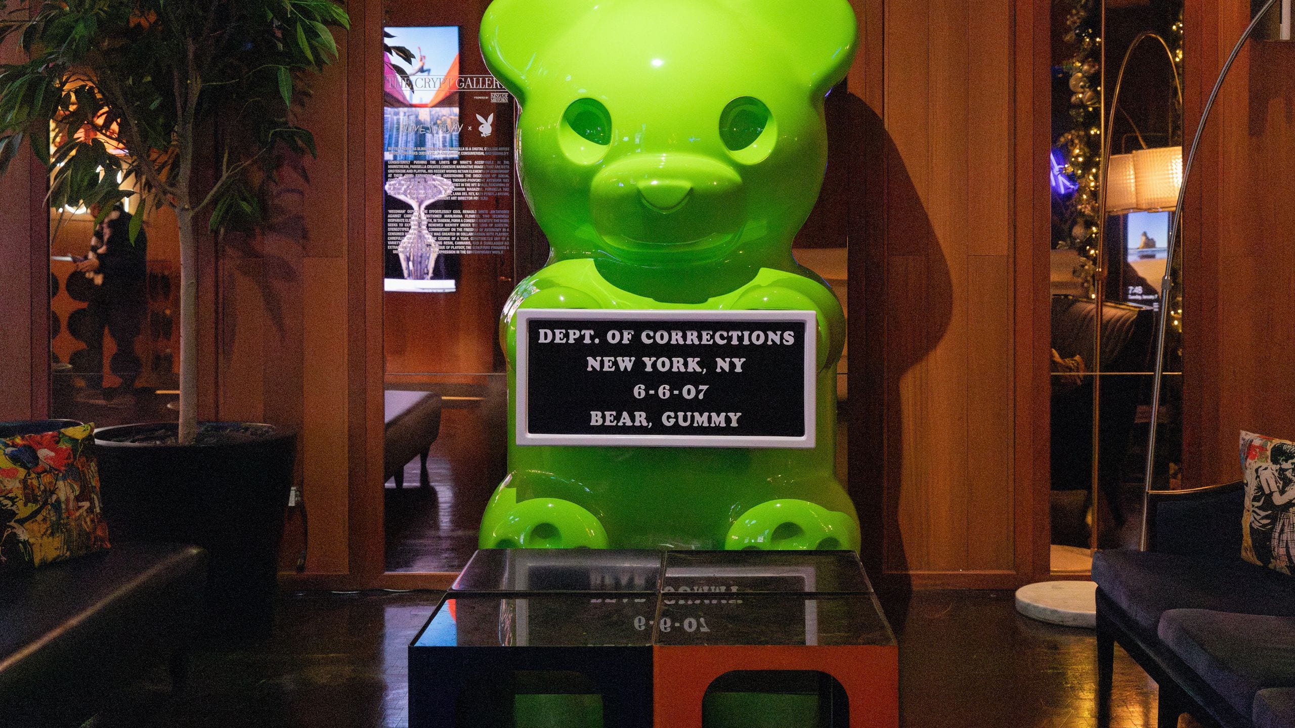 Dream Downtown Lobby Gummy Bear Art