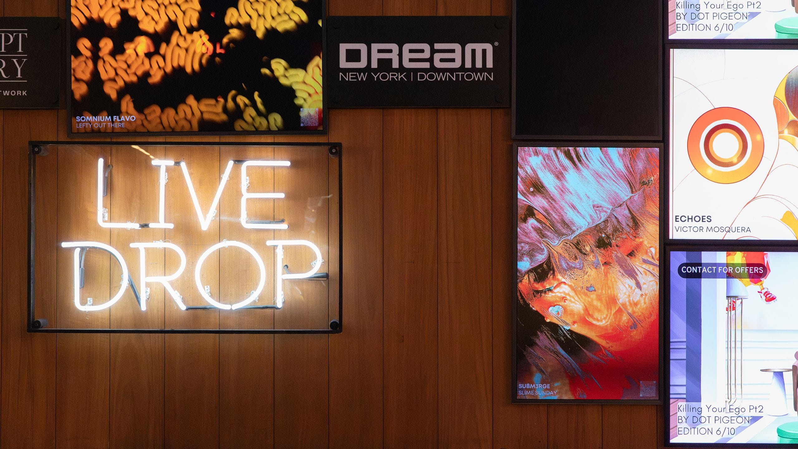 Dream Downtown Lobby Signage Detail