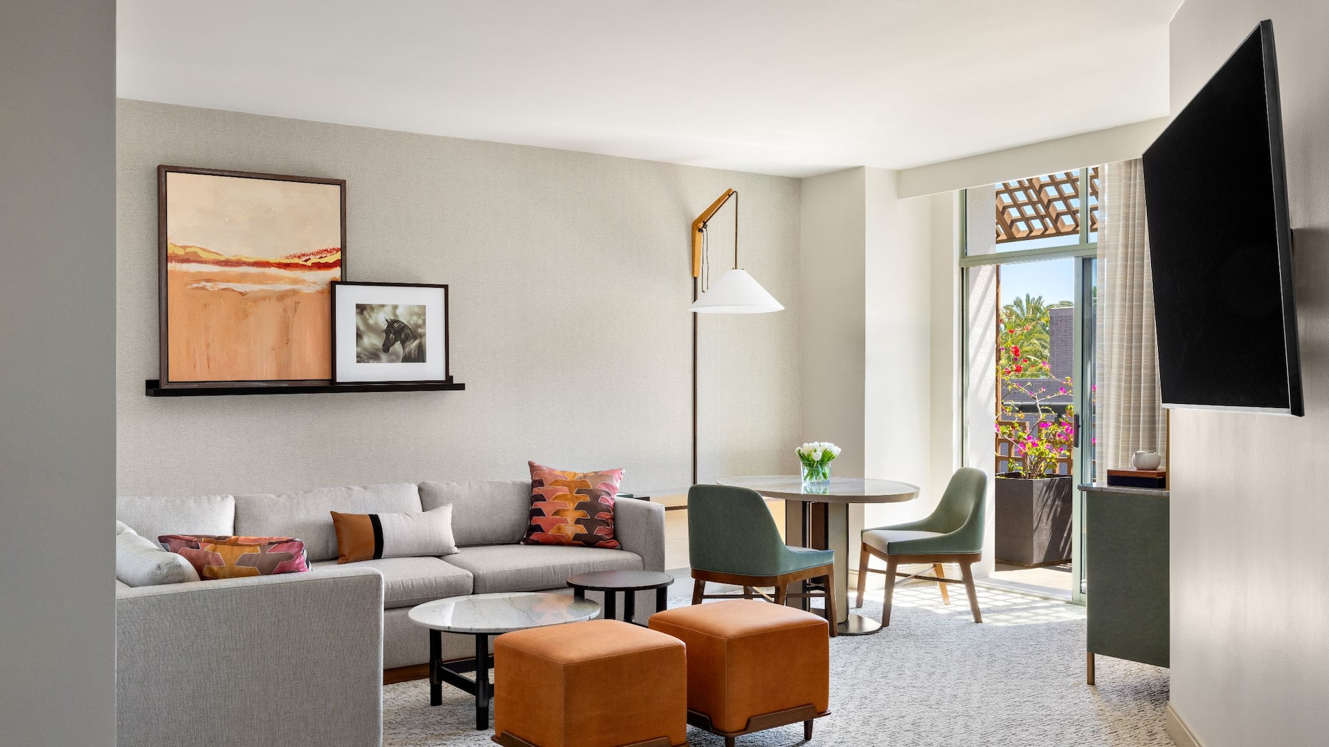 Grand Hyatt Scottsdale Resort Palm Suite New Balcony Seating