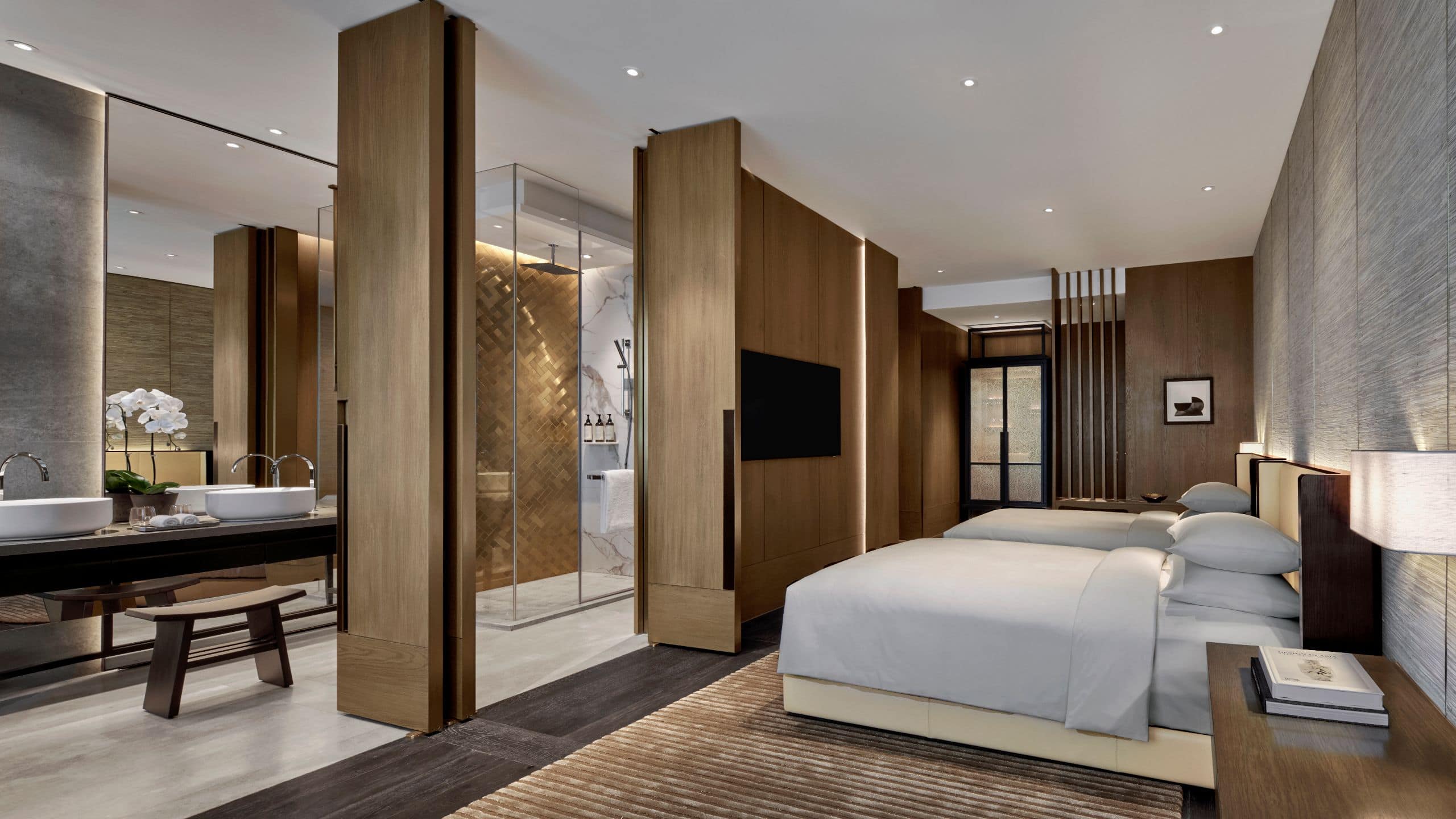 Park Hyatt Kuala Lumpur Two Twin Bedroom Bathroom