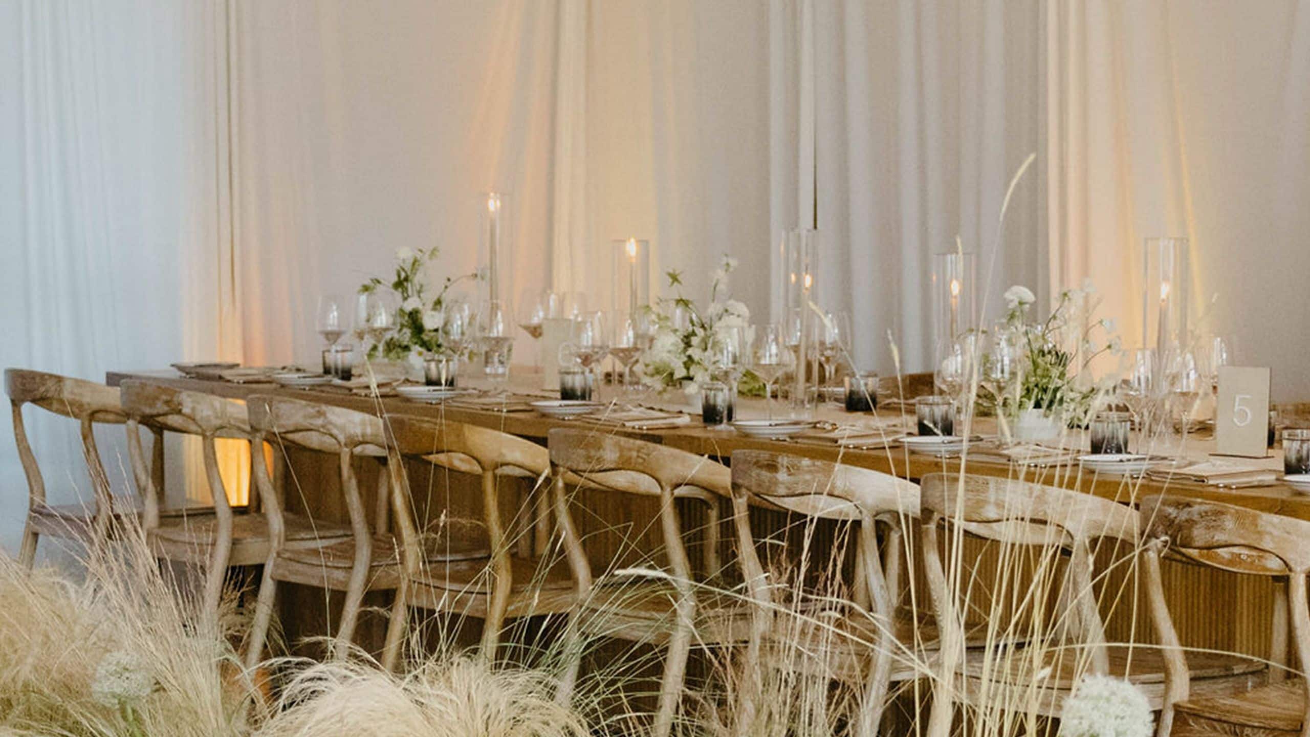 Alila Napa Valley Acacia Barn Reception Details
