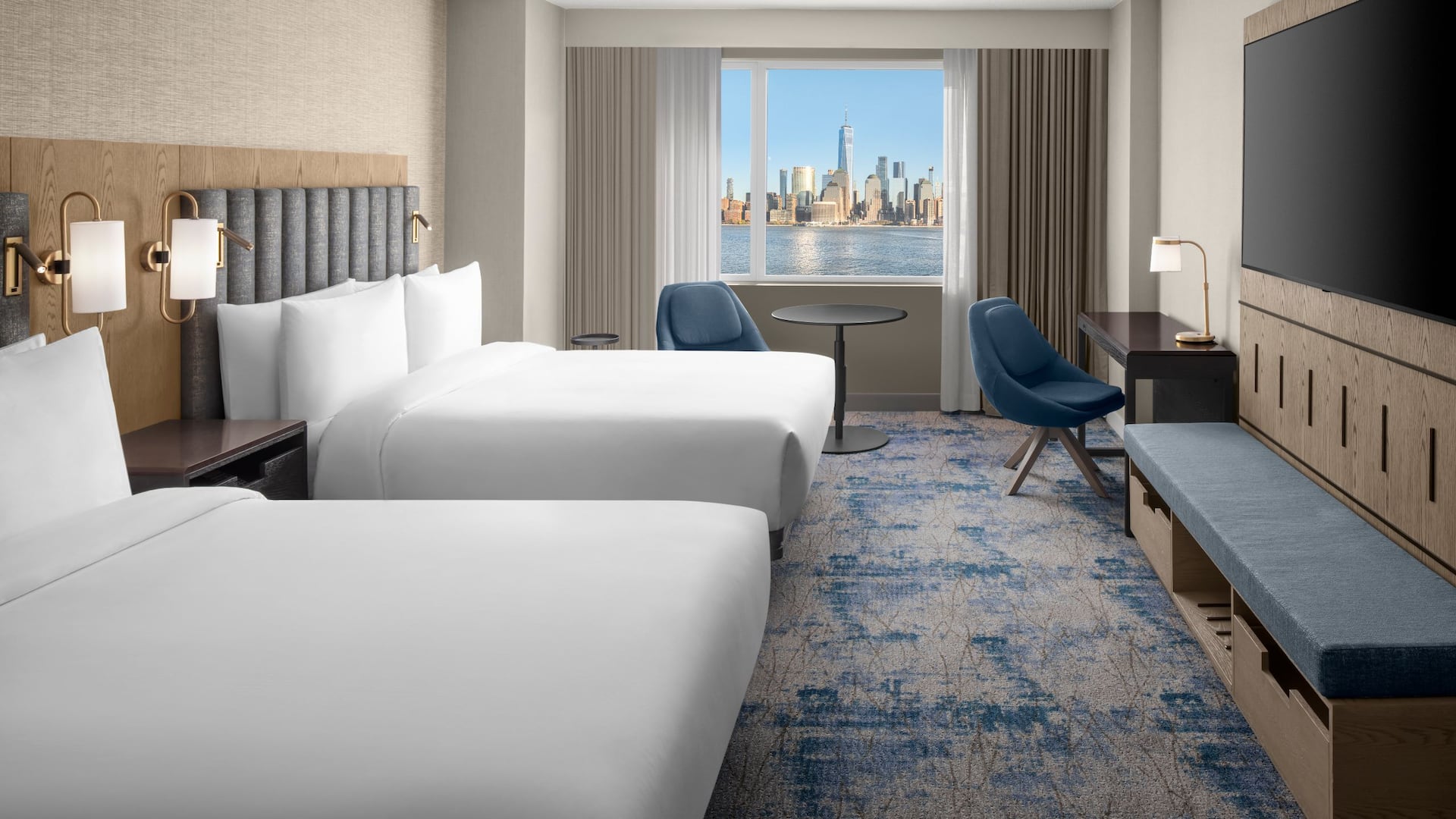 1 de 4 Hyatt Regency Jersey City on the Hudson Queen Queen City View