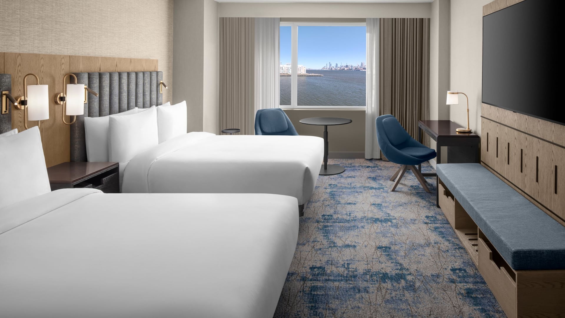 1 de 4 Hyatt Regency Jersey City on the Hudson Queen Queen Daytime View