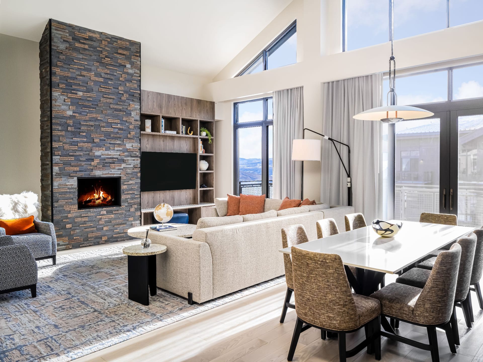 The Residences at Grand Hyatt Deer Valley Residence Great Room With View