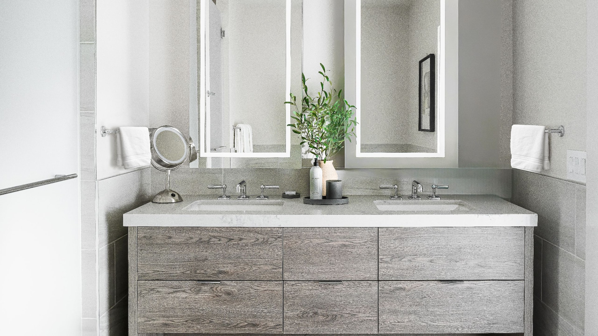 The Residences at Grand Hyatt Deer Valley Residence Double Vanity Bathroom