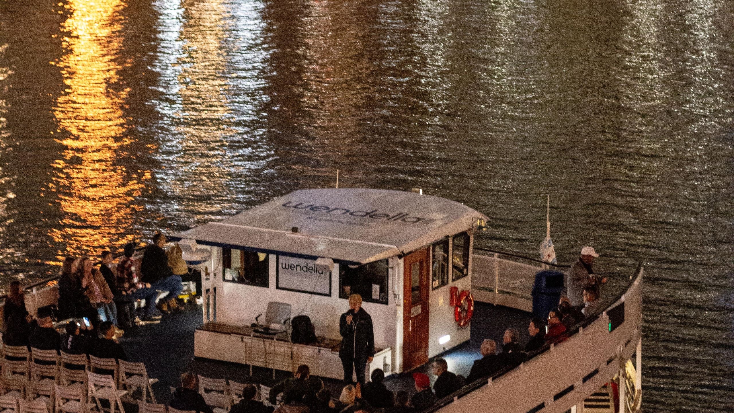 Park Hyatt Chicago Chicago River Boat Cruise During Holiday Winter