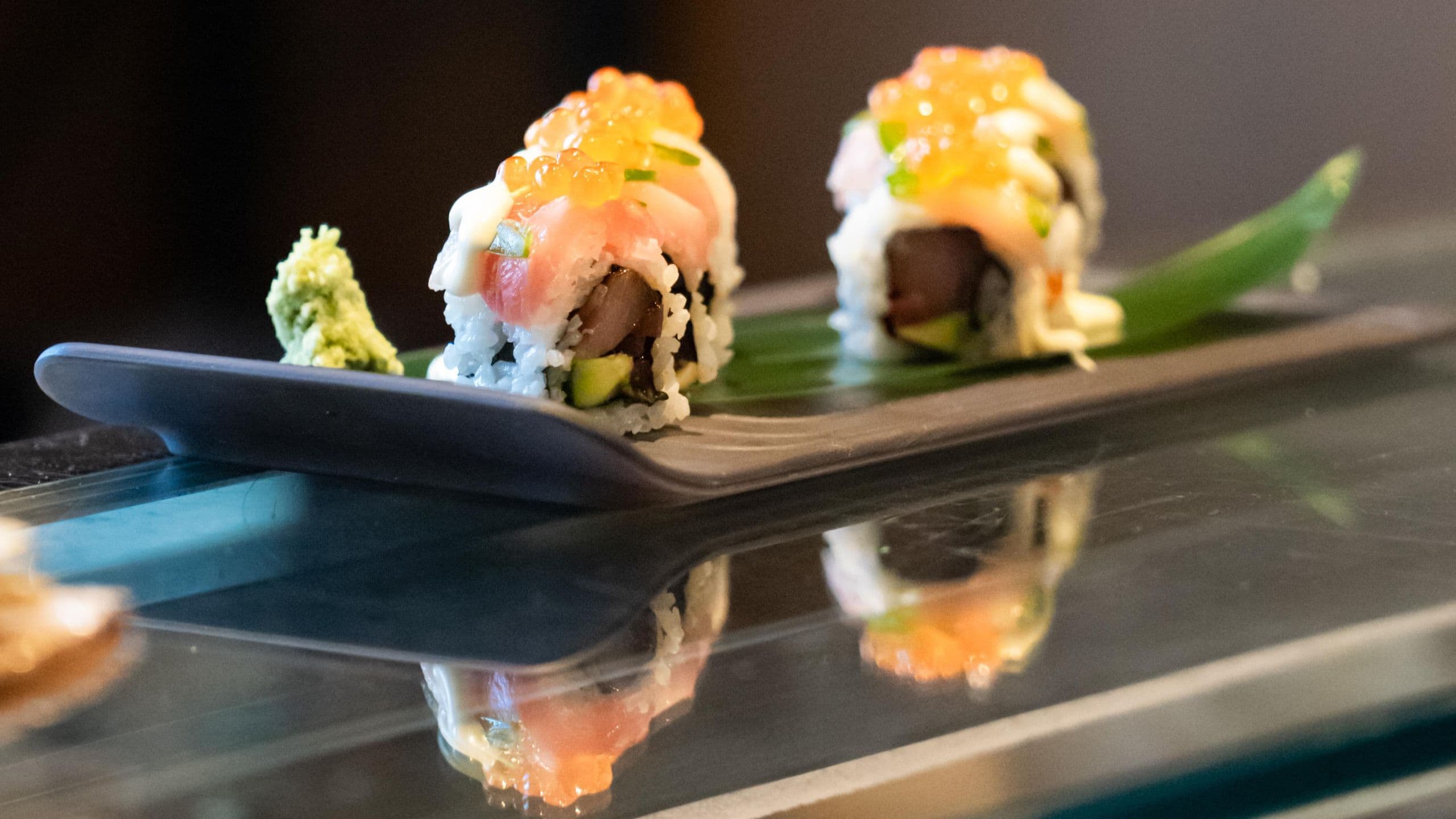 Park Hyatt Chicago Sushi Roll On Sushi Counter