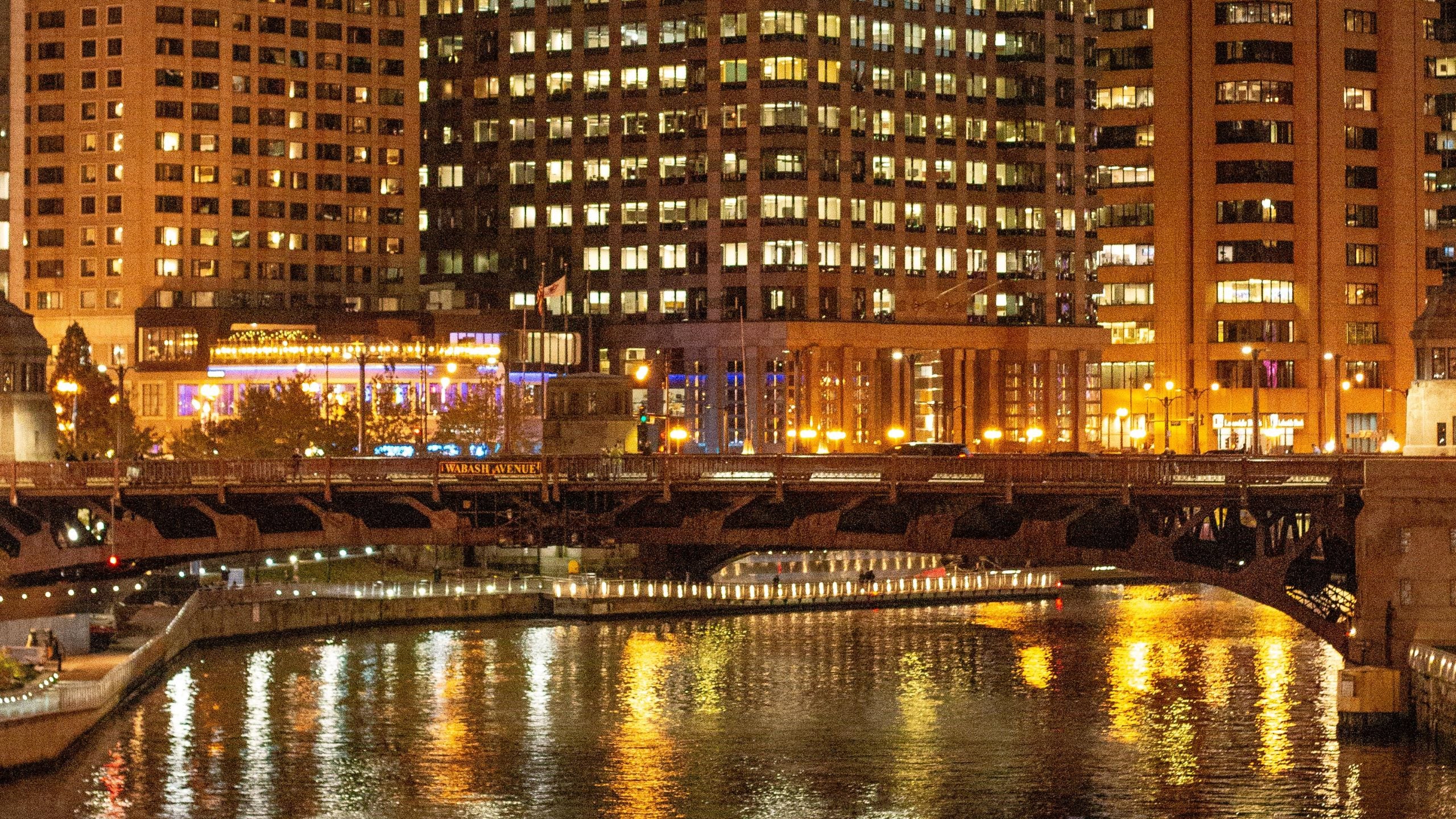 Park Hyatt Chicago Chicago River During Winter Holiday Season