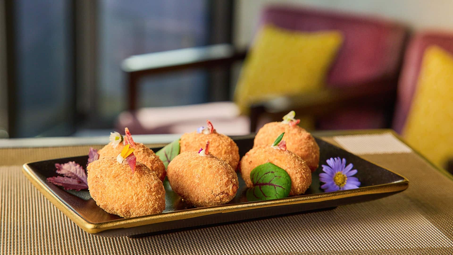 Hyatt Place Bangkok Sukhumvit 24 Croquetas De Jamon Ham Appetizer