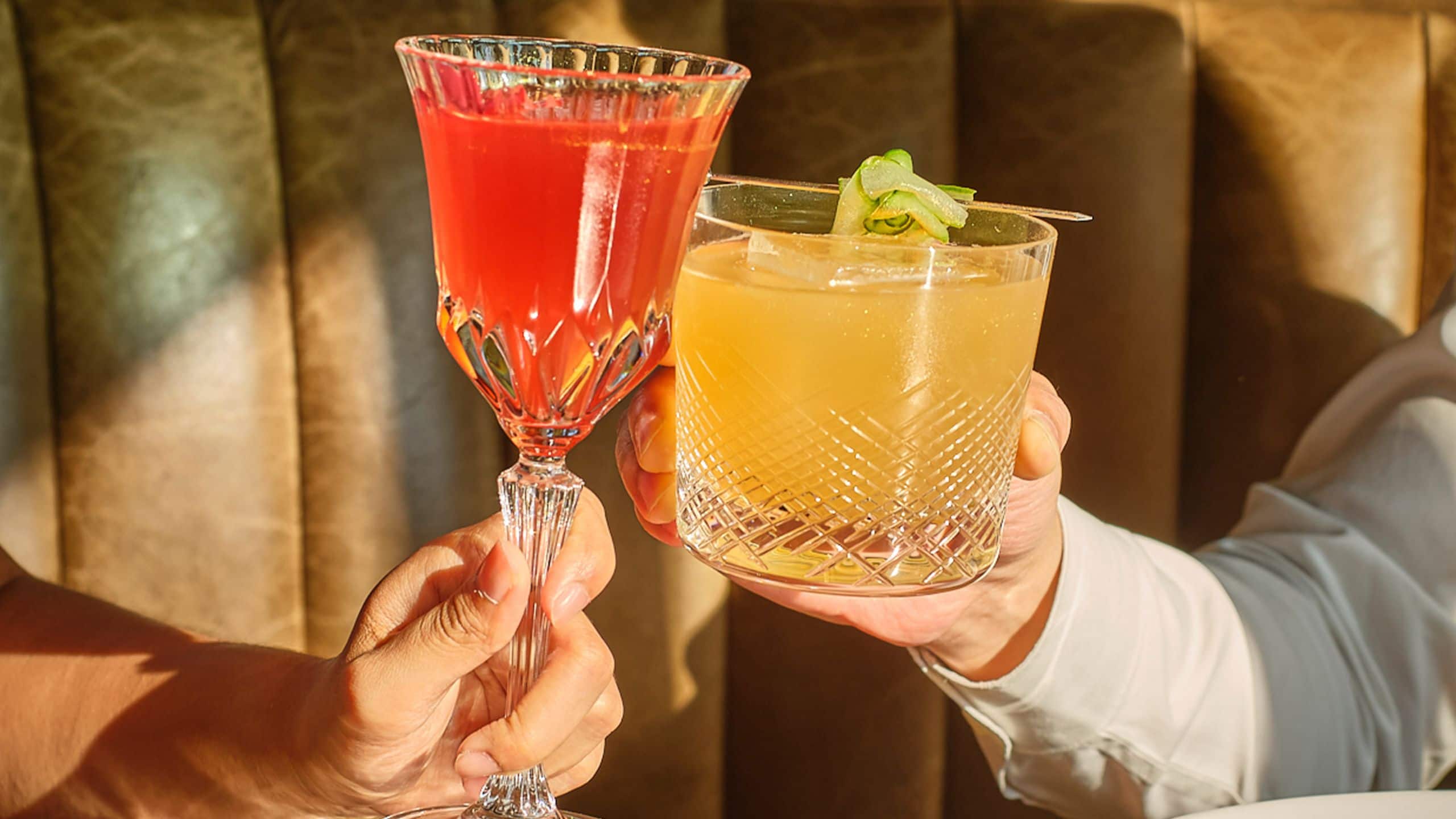 Park Hyatt Bangkok His And Her Drink At Penthouse Bar