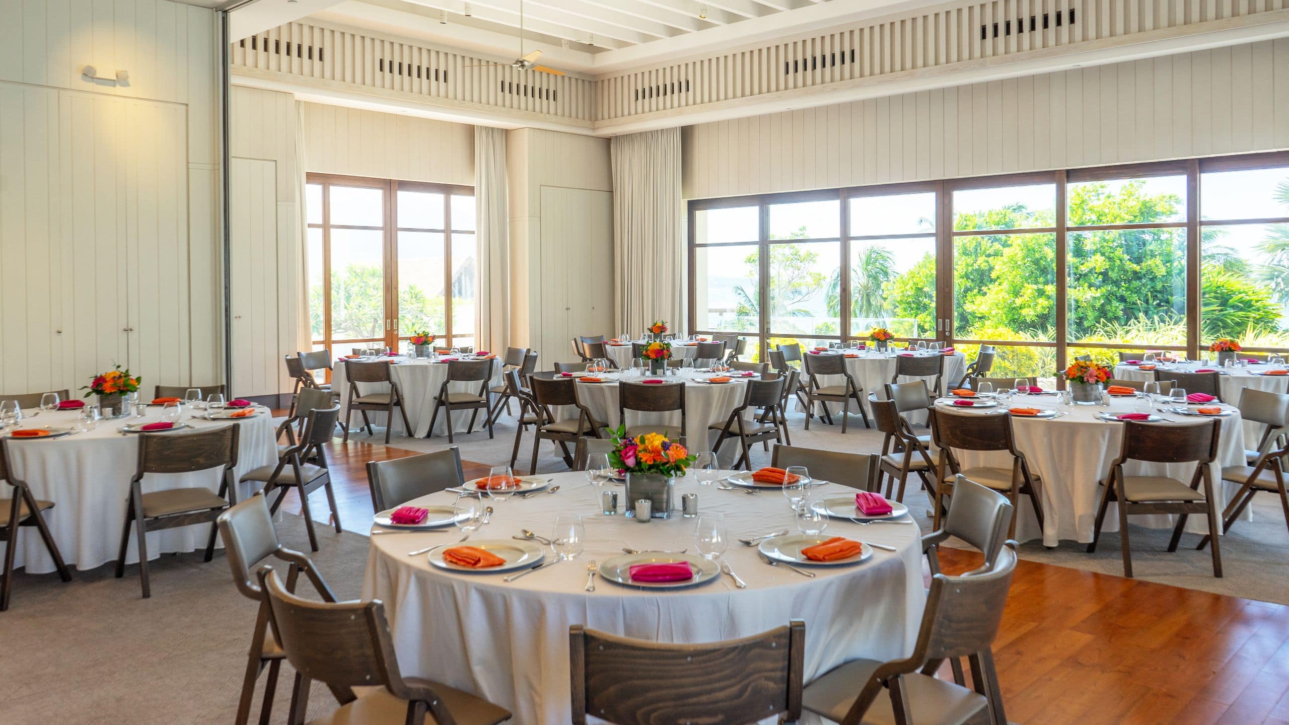 1 of 2 Park Hyatt St. Kitts Christophe Harbour Ballroom Dinner Setup