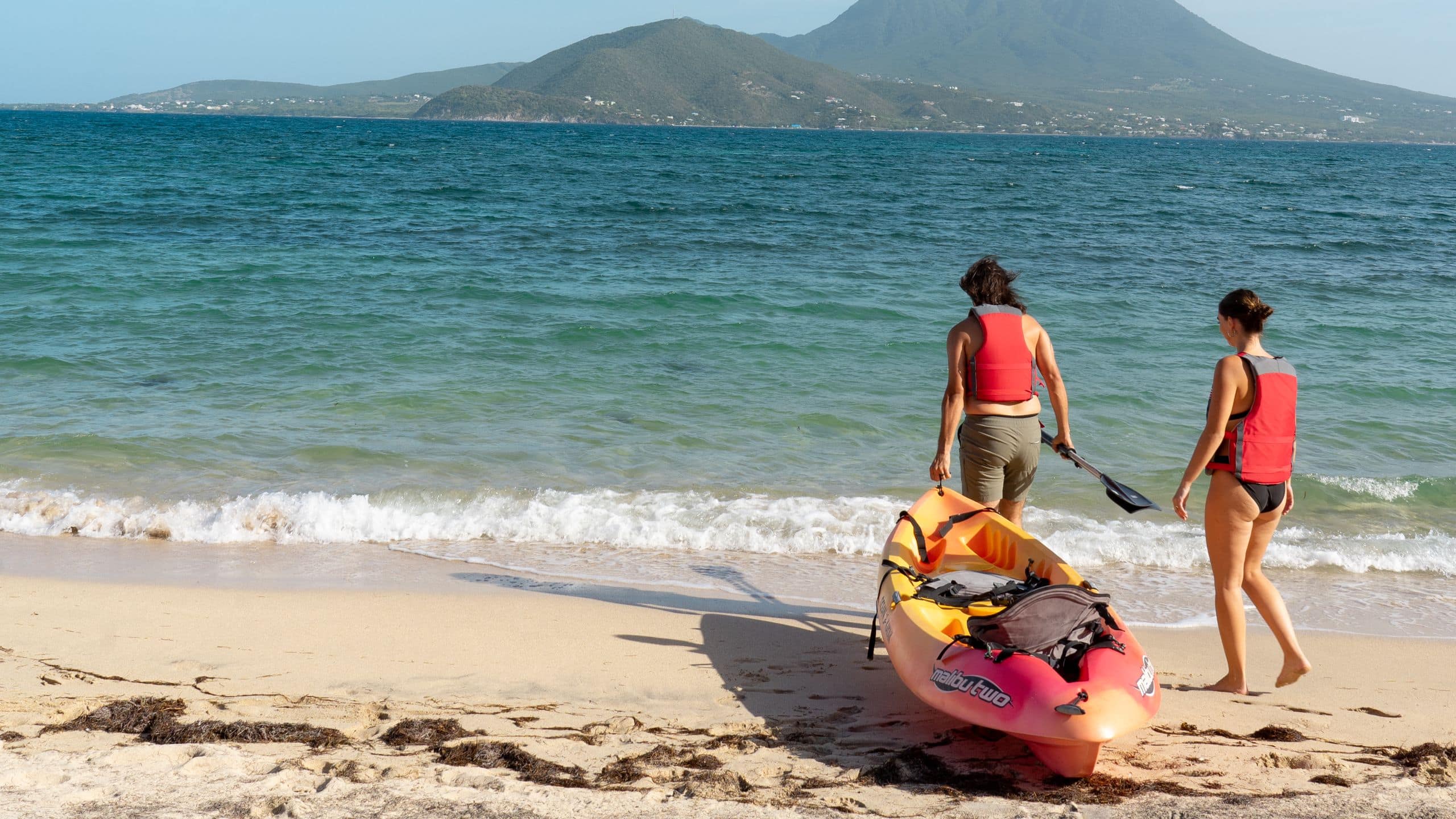 Park Hyatt St. Kitts Christophe Harbour Couple Going Kayaking