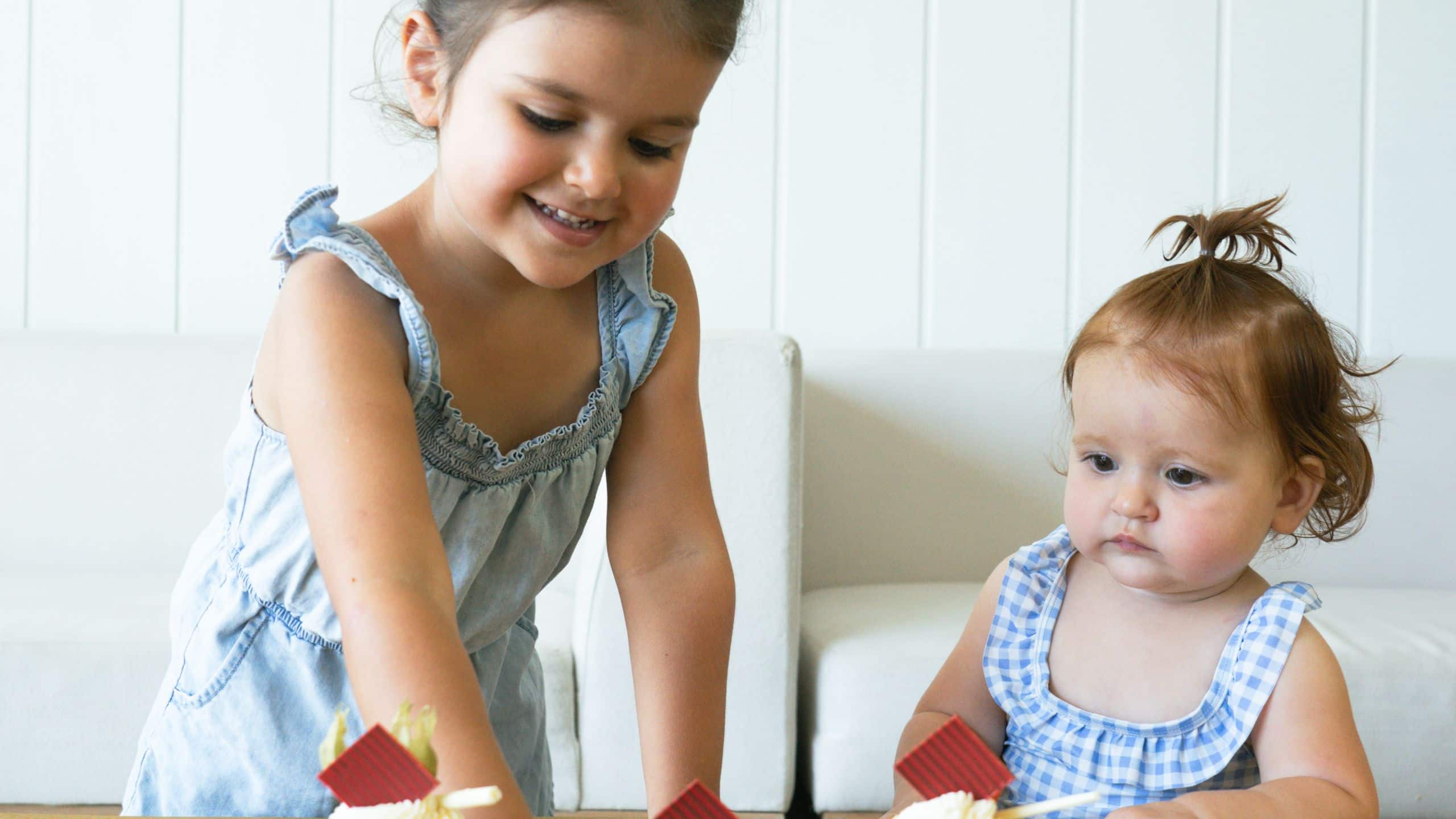 Park Hyatt St. Kitts Christophe Harbour Toddlers Enjoying Cupcake Amenity