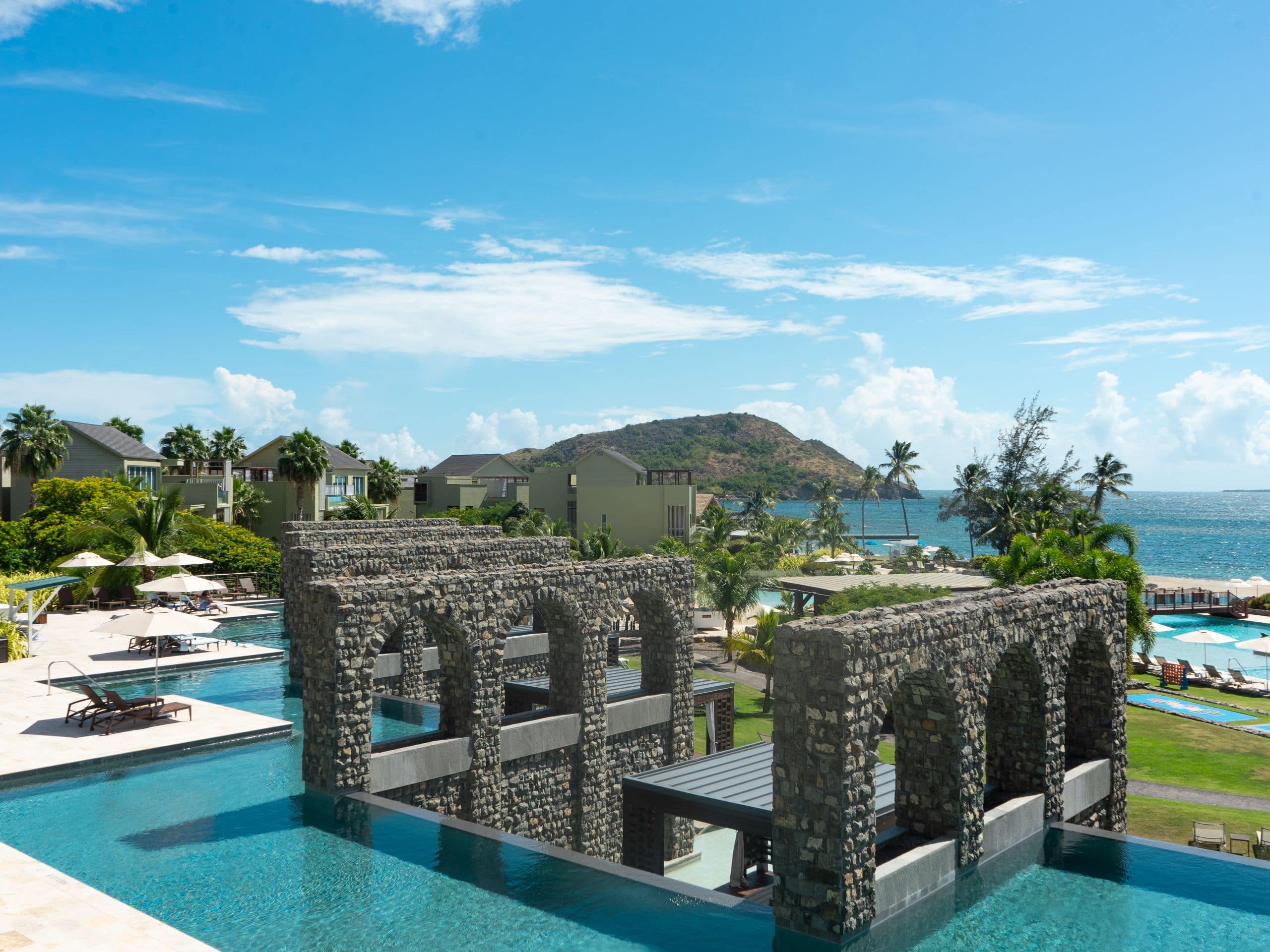 Park Hyatt St. Kitts Christophe Harbour Views From Rampart Pool Arches