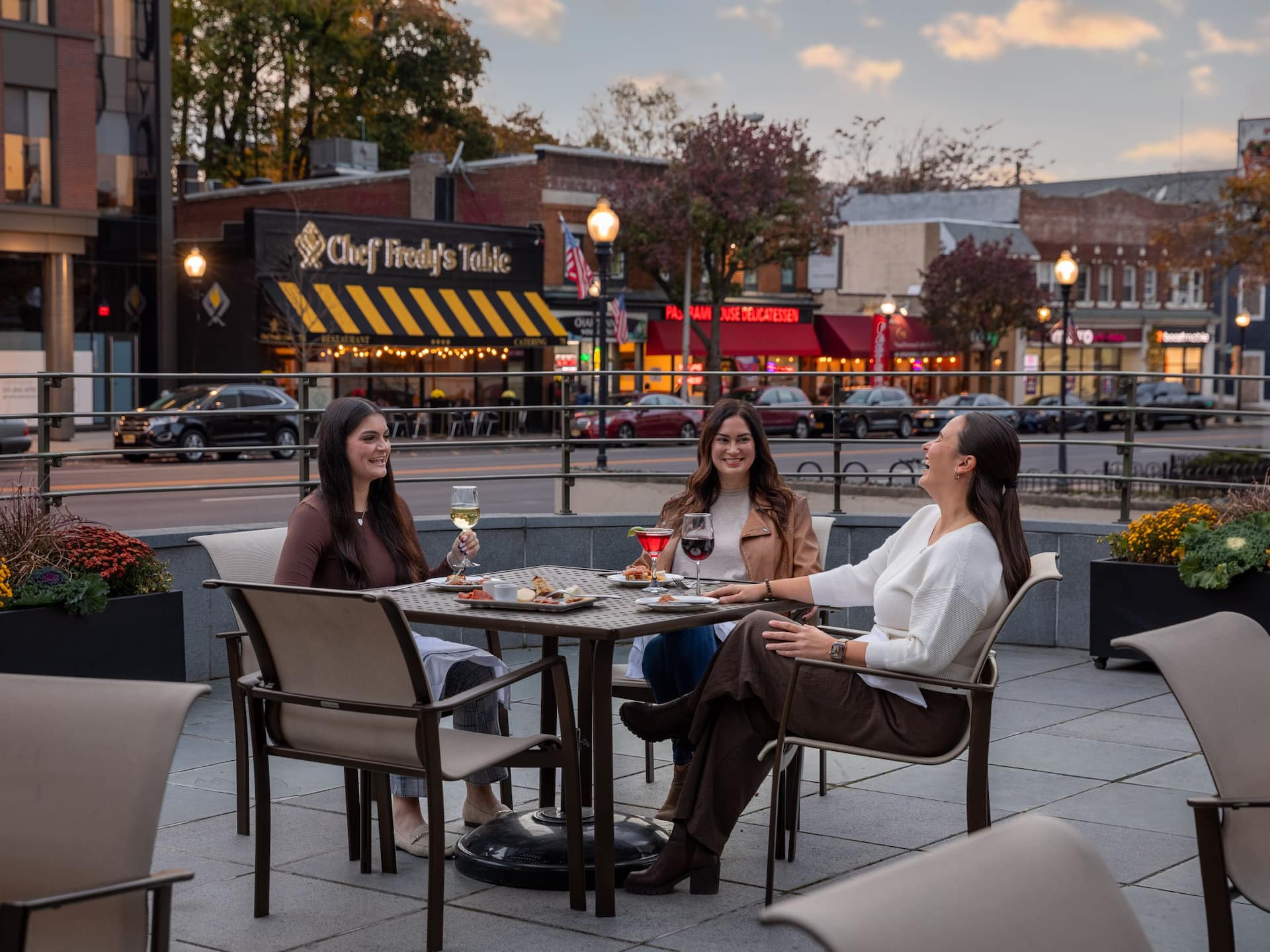 Hyatt Regency Morristown Outside Women Drinks