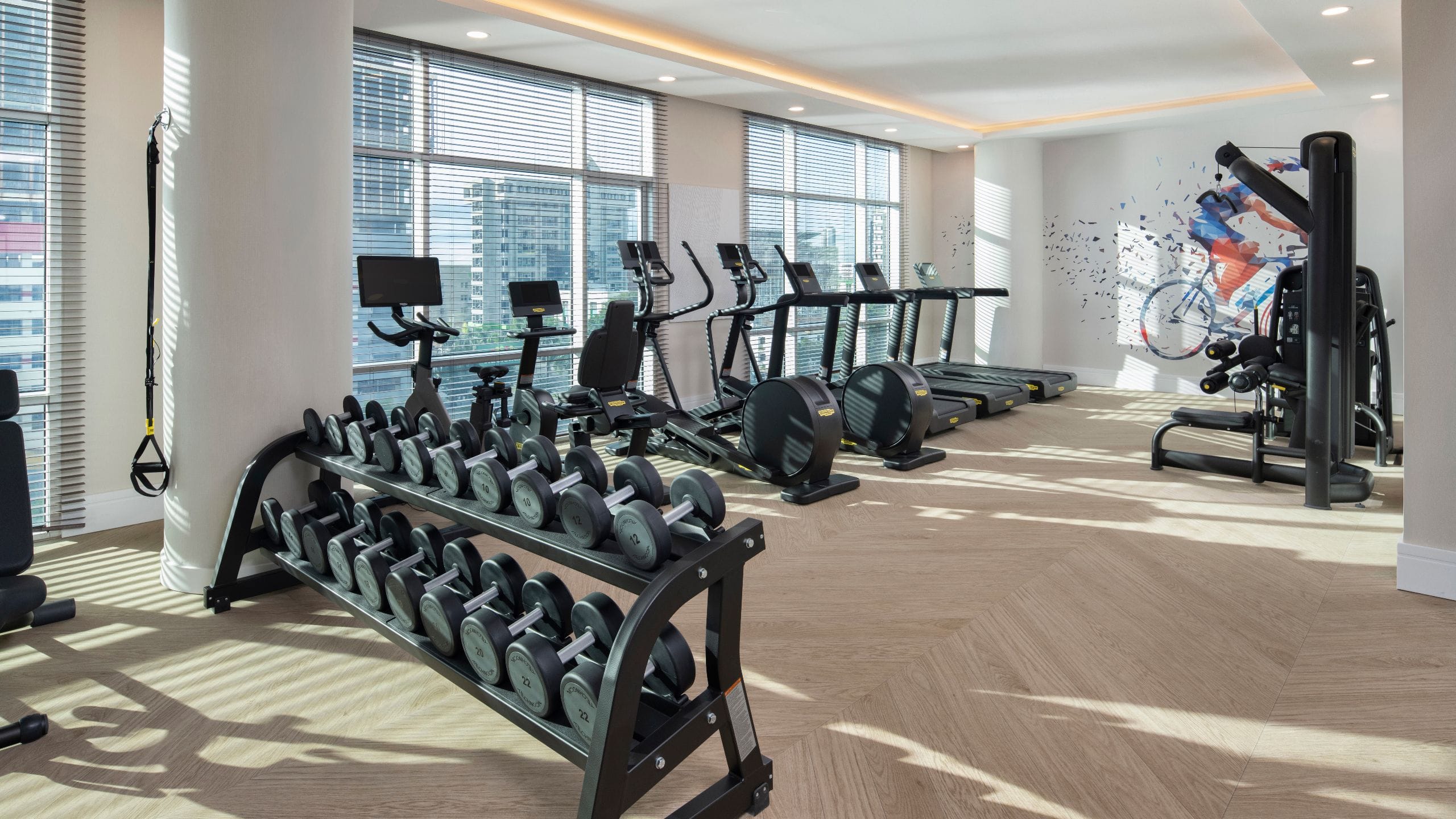 Hyatt Centric Santo Domingo Gym Wide View