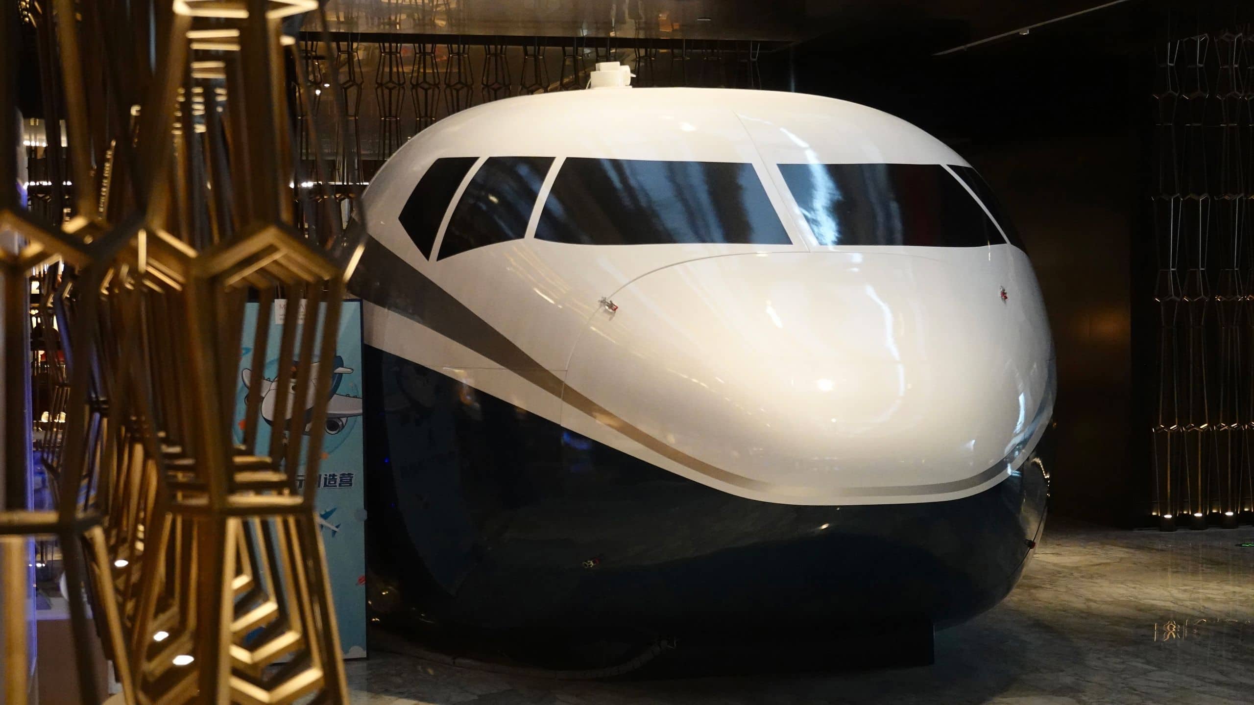 Mumian Beijing Daxing International Airport Flight Simulator Horizontal