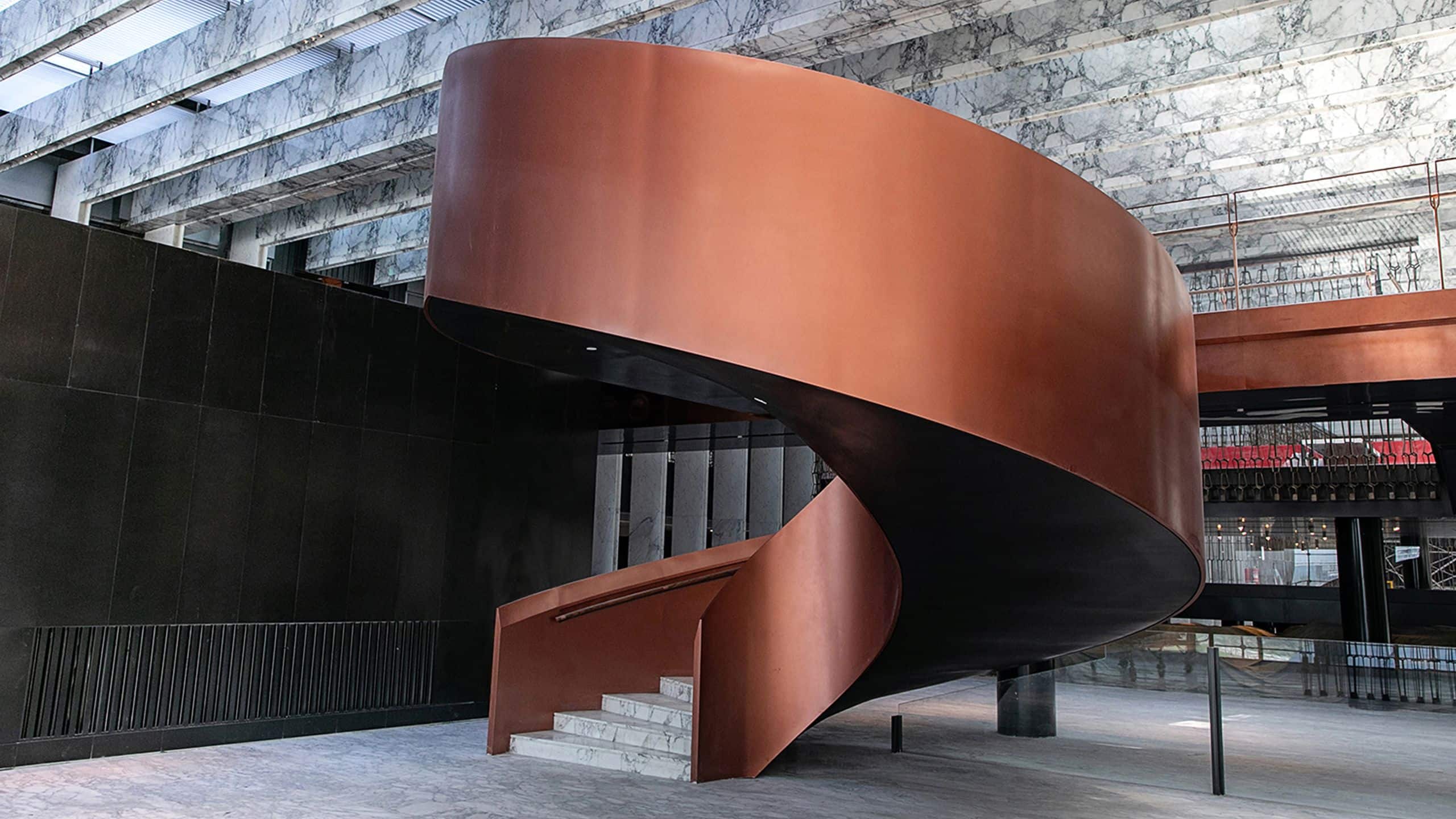 Mumian Beijing Daxing International Airport Helical Staircase