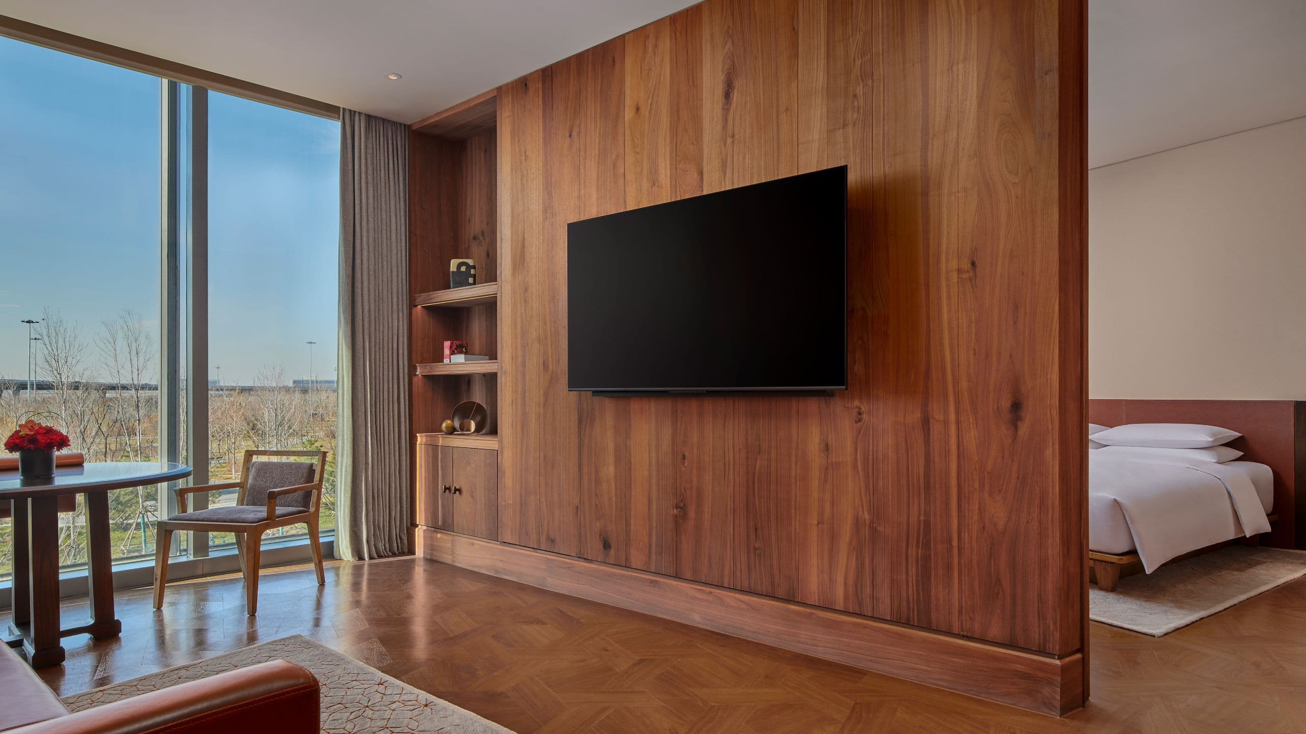 Mumian Beijing Daxing International Airport Executive Suite King Living Room