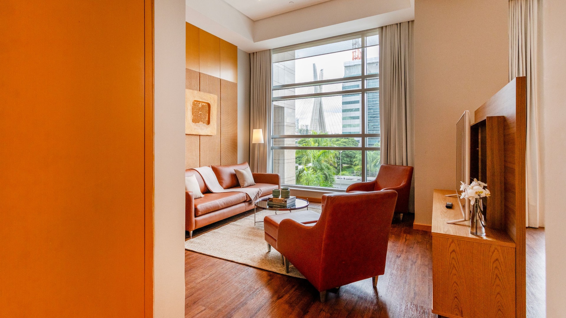第 8，共 9 Grand Hyatt São Paulo Rooms Residencial Living Room View