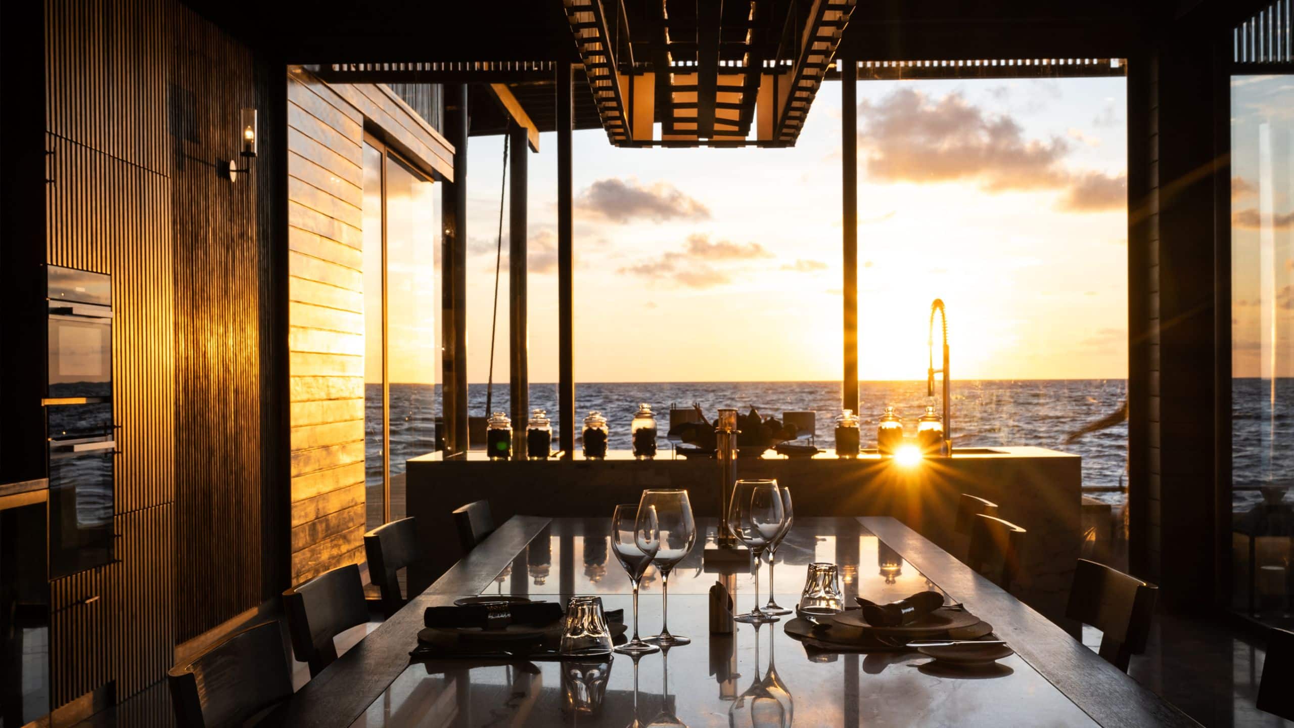 Park Hyatt Maldives Hadahaa Kiaali Residence Sundowner View