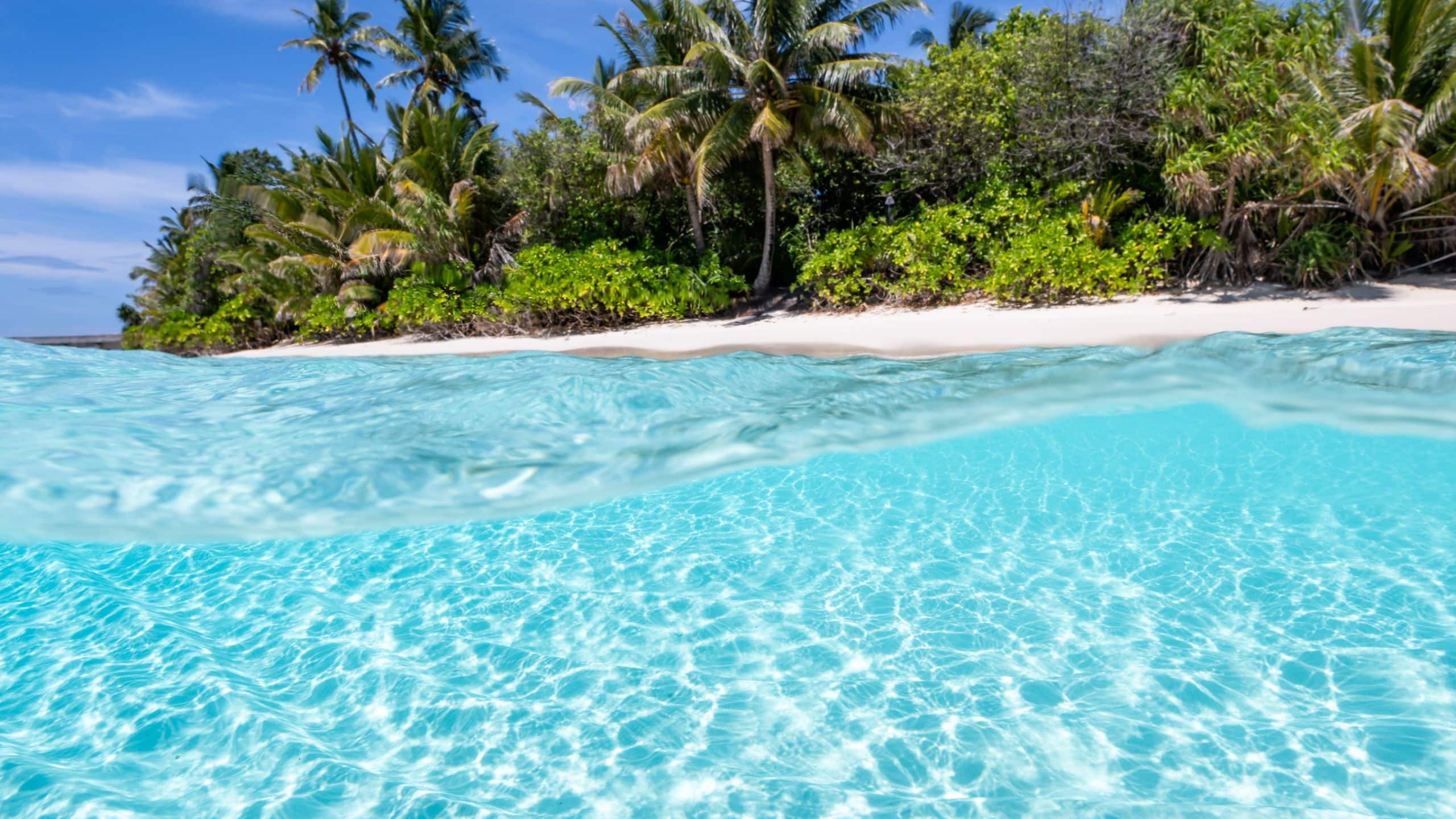 Park Hyatt Maldives Hadahaa Property Shot From The Ocean