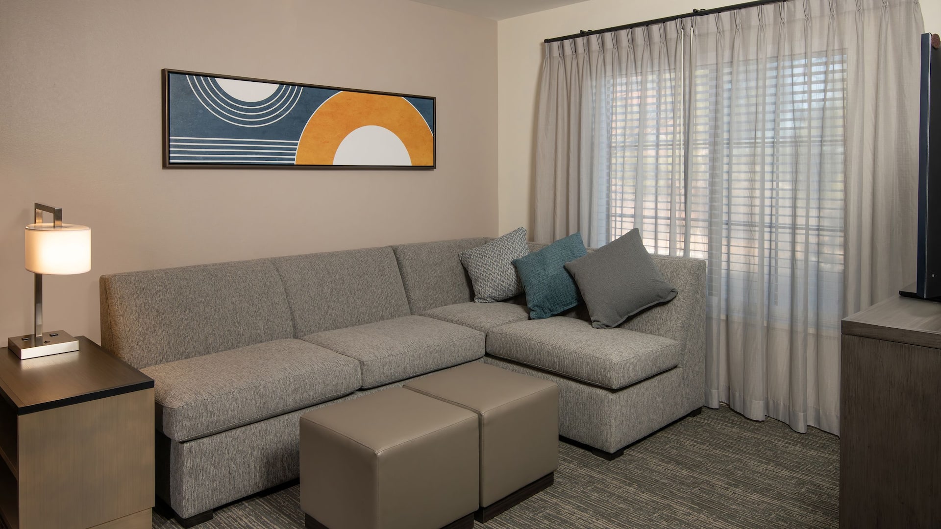 Hyatt House Denver Tech Center Double Double Suite Living Room