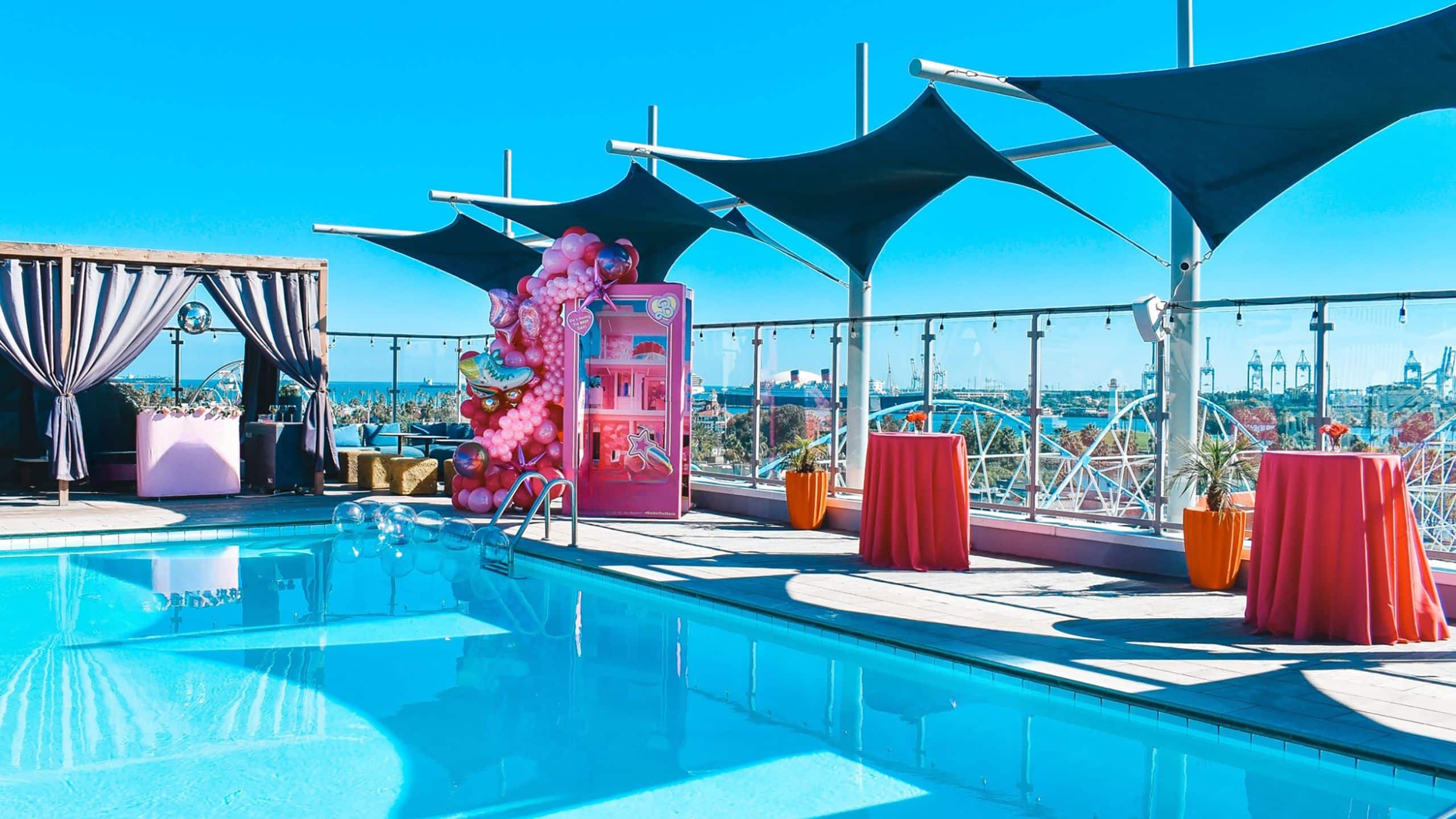 1 of 1 Hyatt Centric The Pike Long Beach Barbie Top Sail Photo Private Event