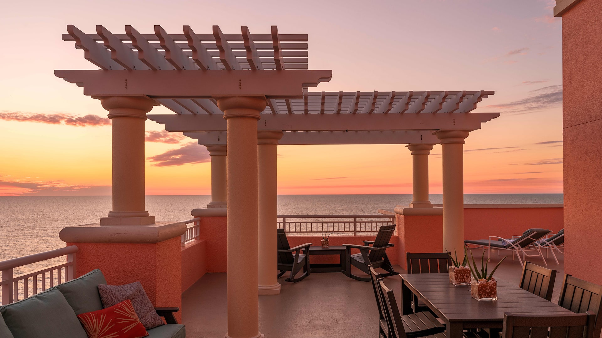 Hyatt Regency Clearwater Beach Resort and Spa Terrace Balcony Sunset