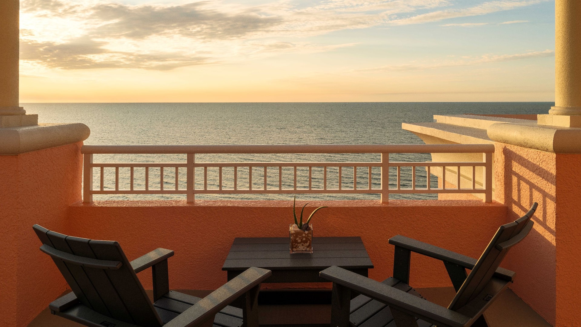 Hyatt Regency Clearwater Beach Resort and Spa Terrace Balcony Sunset Detail