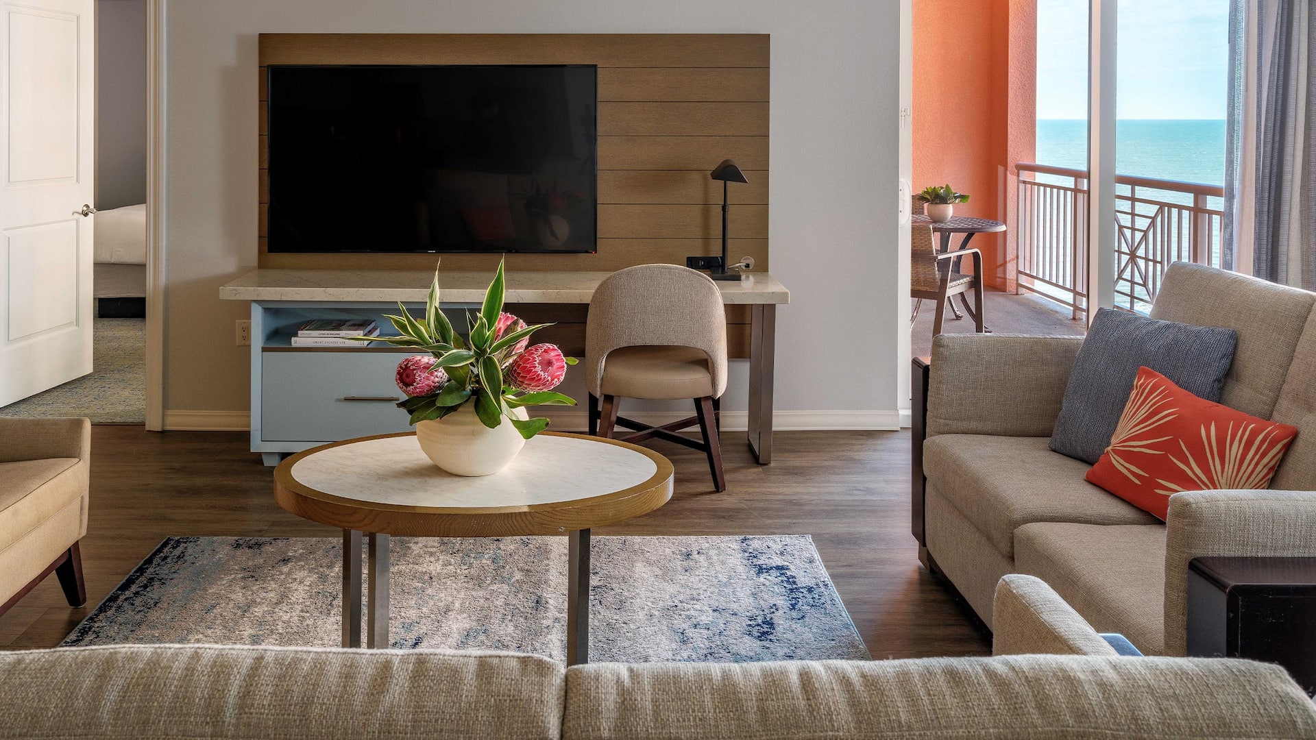 Hyatt Regency Clearwater Beach Resort and Spa Two Bedroom Deluxue Suite Living Room