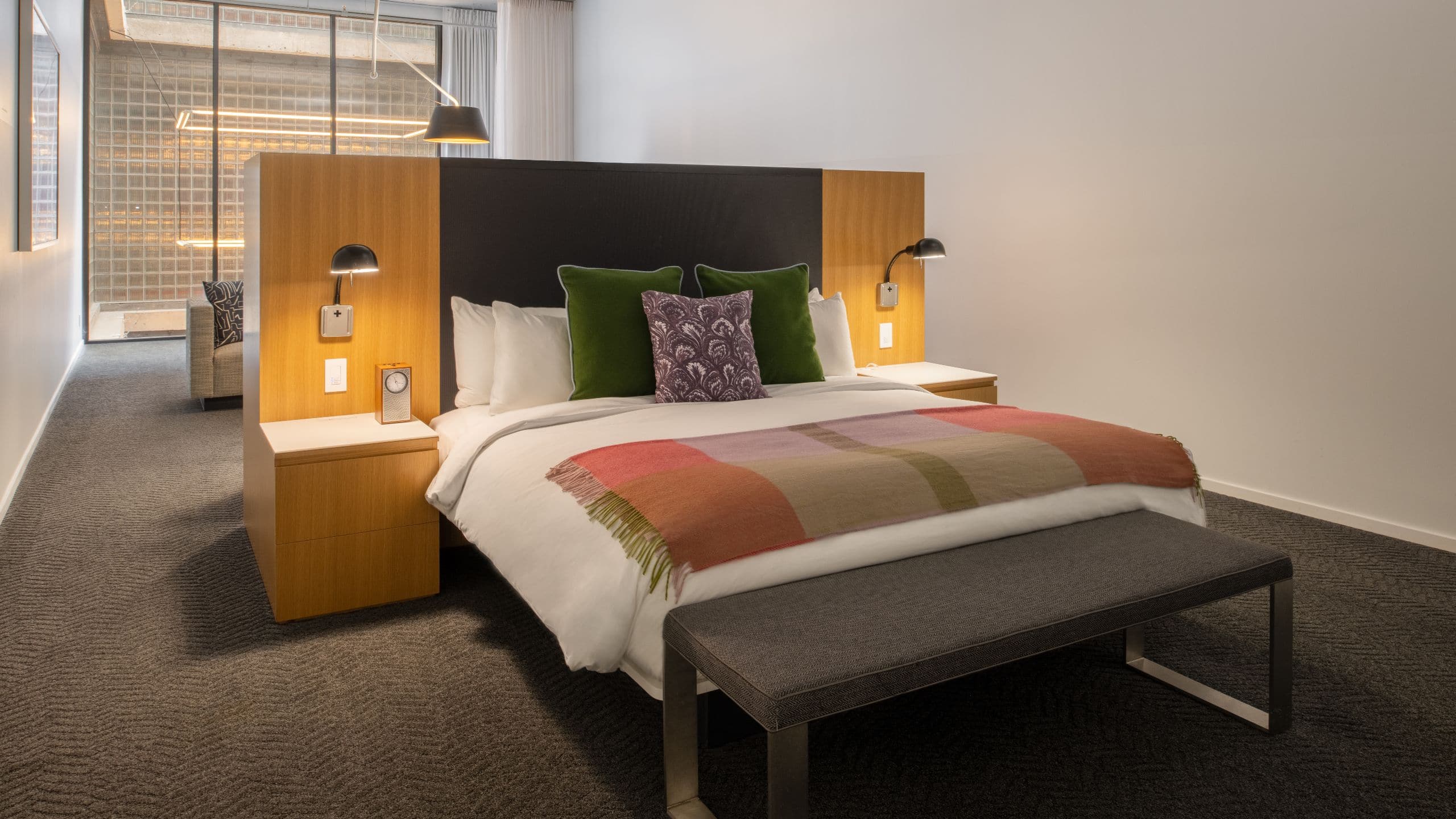Fordson Hotel Light Well Studio Bedroom