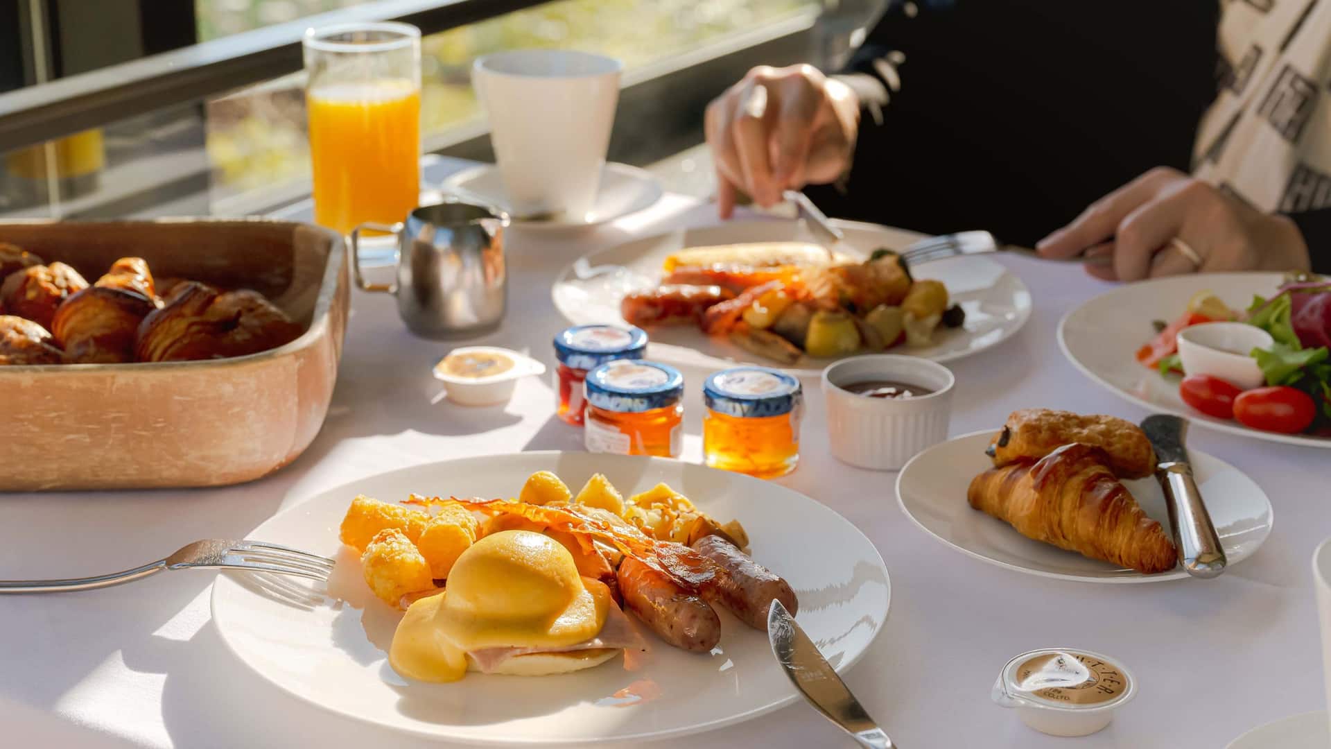 1 of 3 Hyatt Regency Hakone Resort and Spa Room Services Breakfast Eggs Benedict