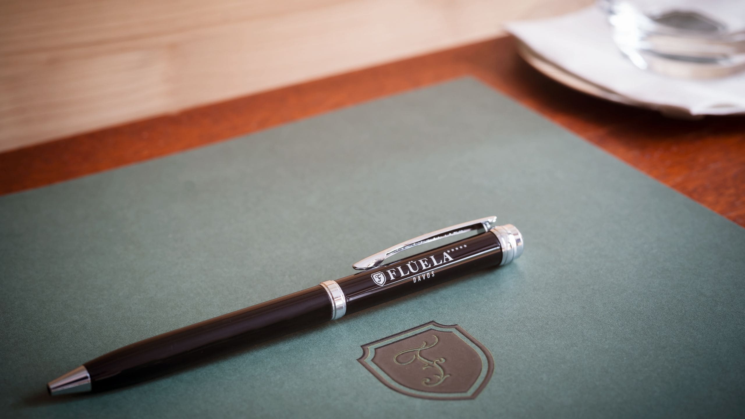 Hotel Flüela Davos Meetingroom Pen Folder