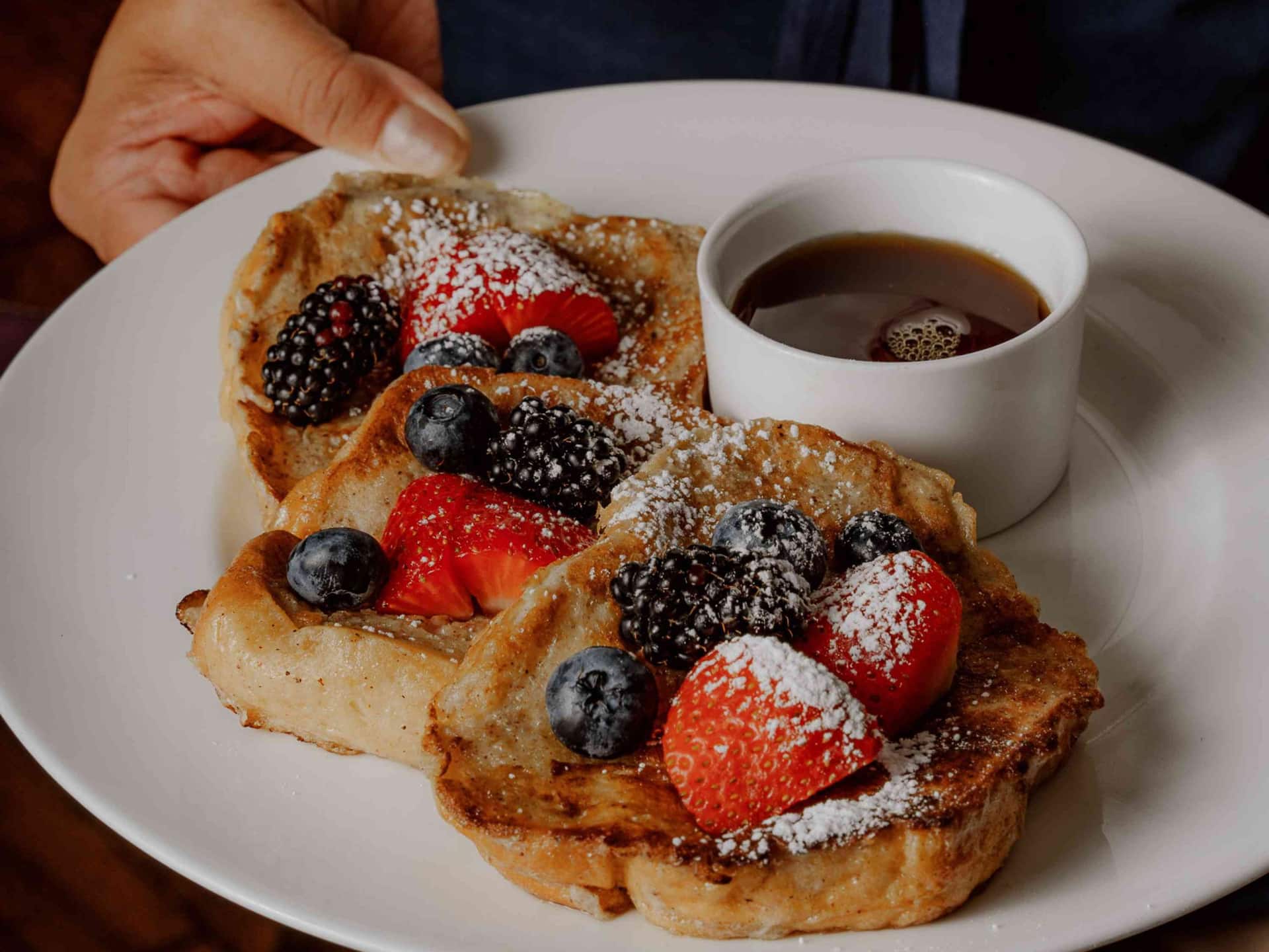 Hyatt Regency London Albert Embankment Breakfast Pancakes