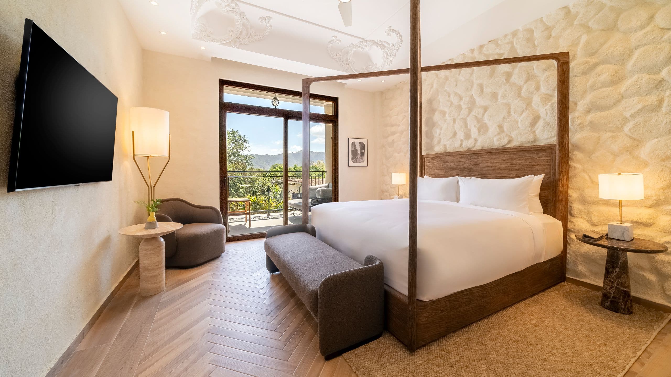 Hotel La Compañia del Valle Suite Bed