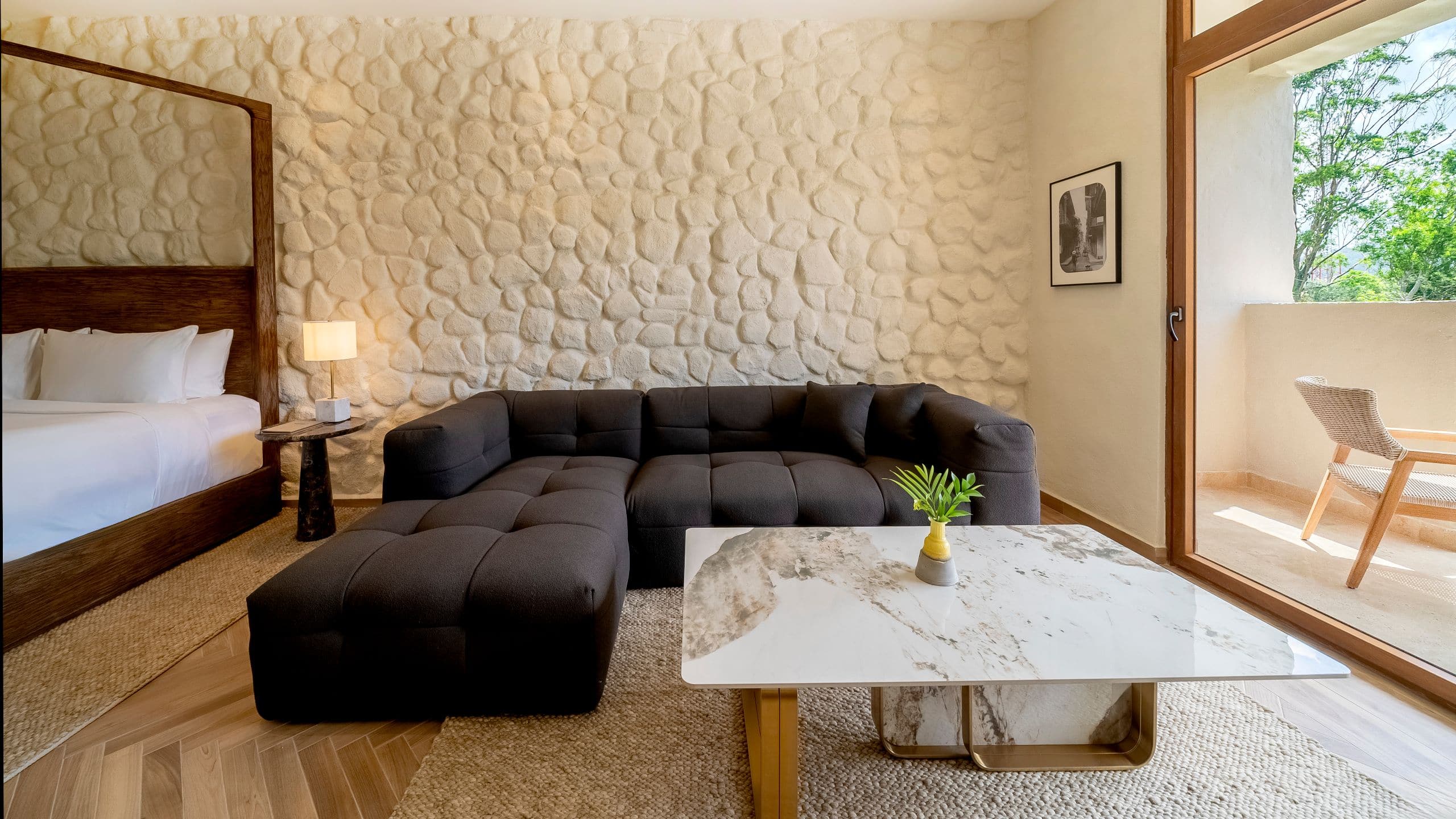 Hotel La Compañia del Valle Living Room Sofa