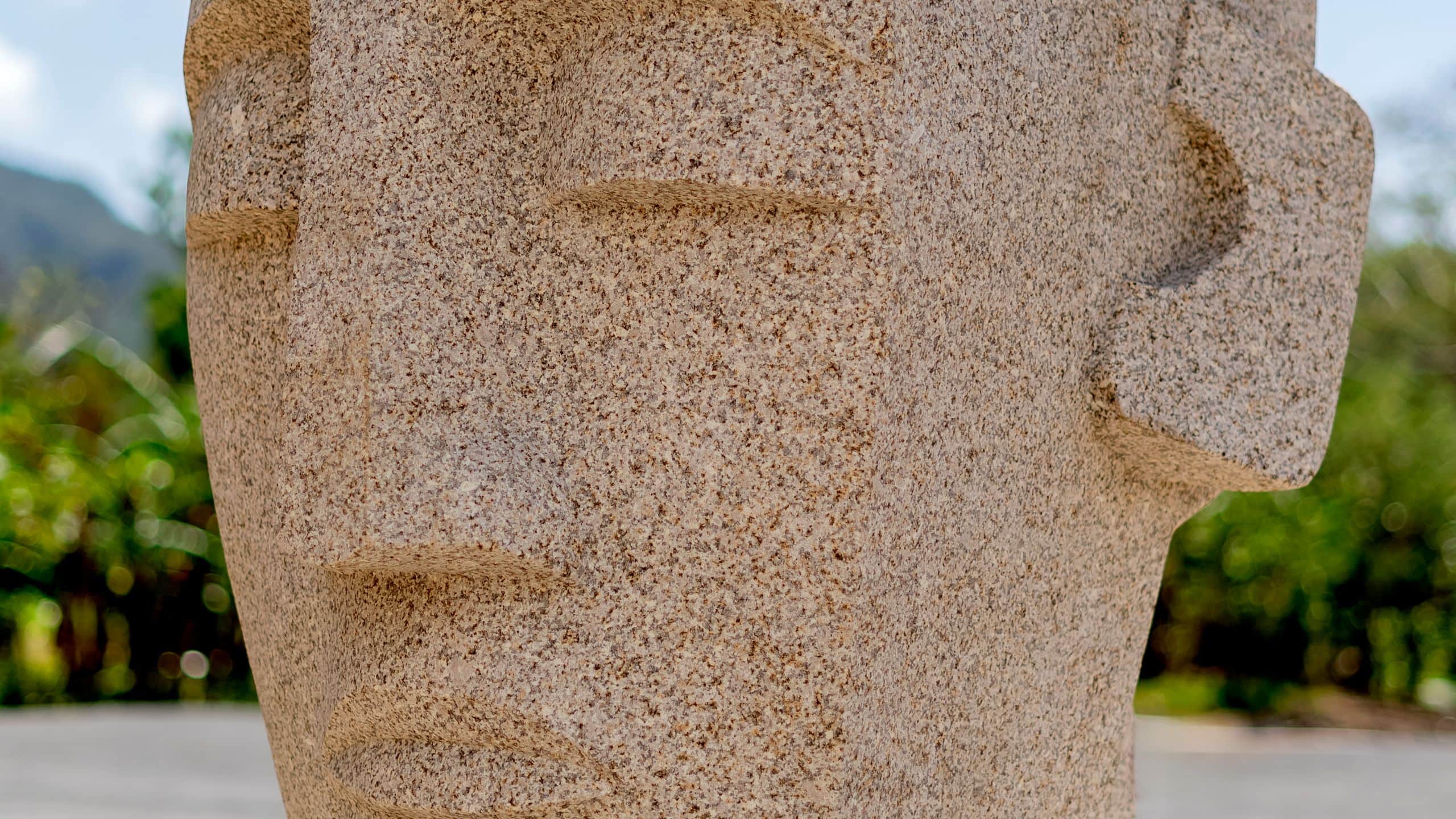 Hotel La Compañia del Valle Head Sculpture