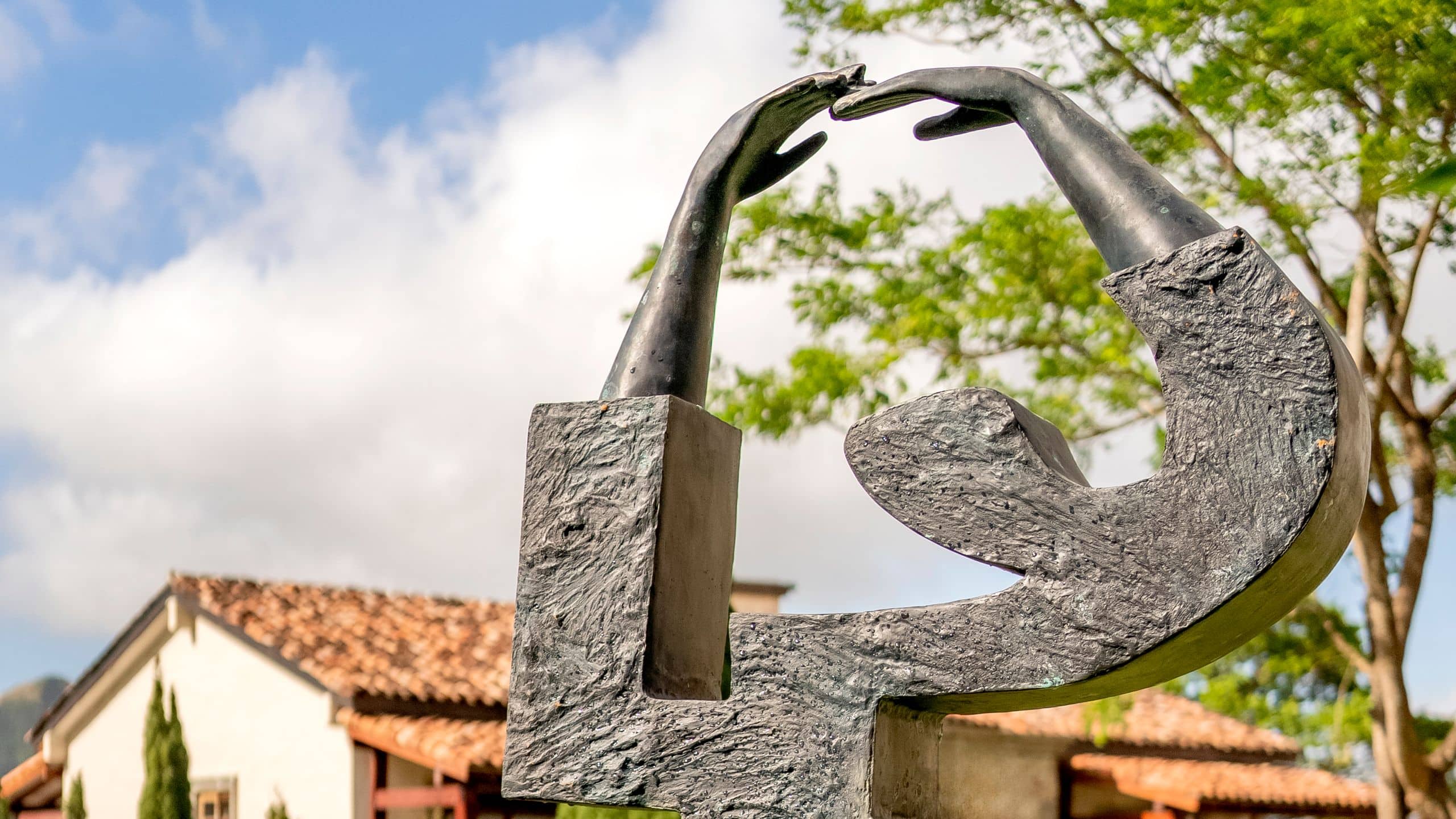 Hotel La Compañia del Valle Abstract Iron Sculpture