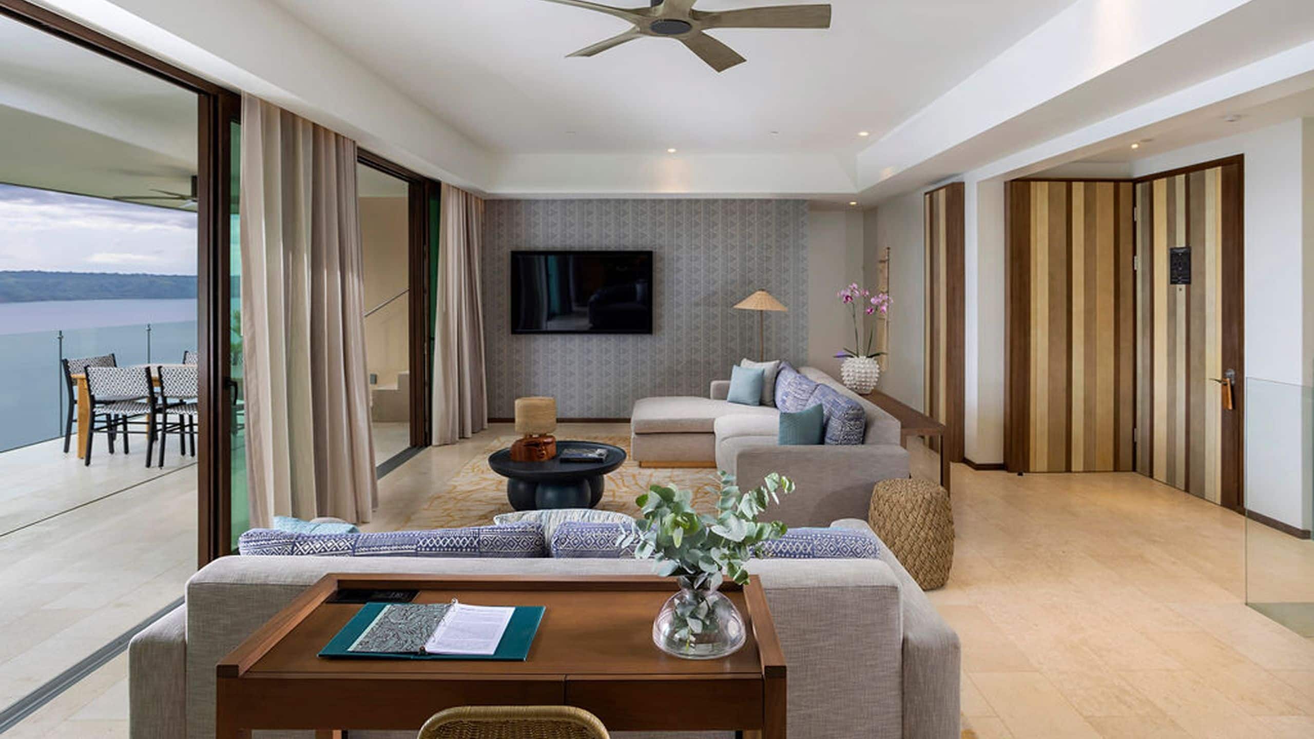 Andaz Peninsula Papagayo Resort, Costa Rica Living Room Penthouse