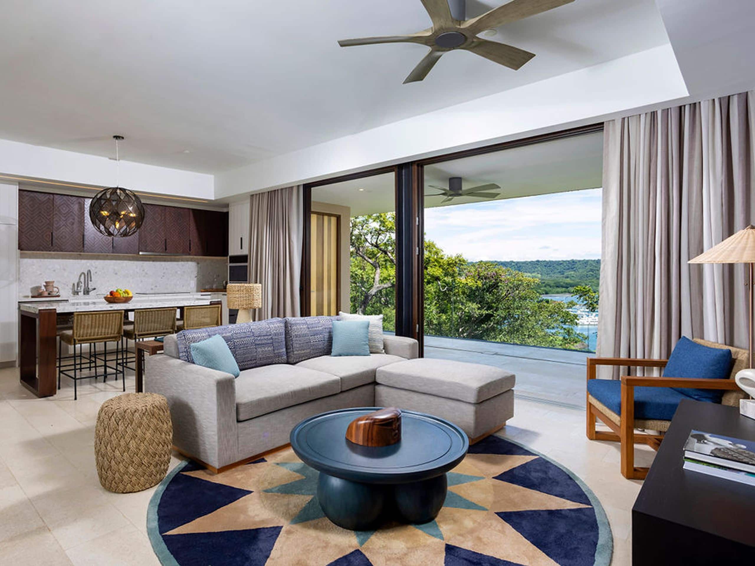 Andaz Peninsula Papagayo Resort, Costa Rica Two Bed Penthouse Room Living Side
