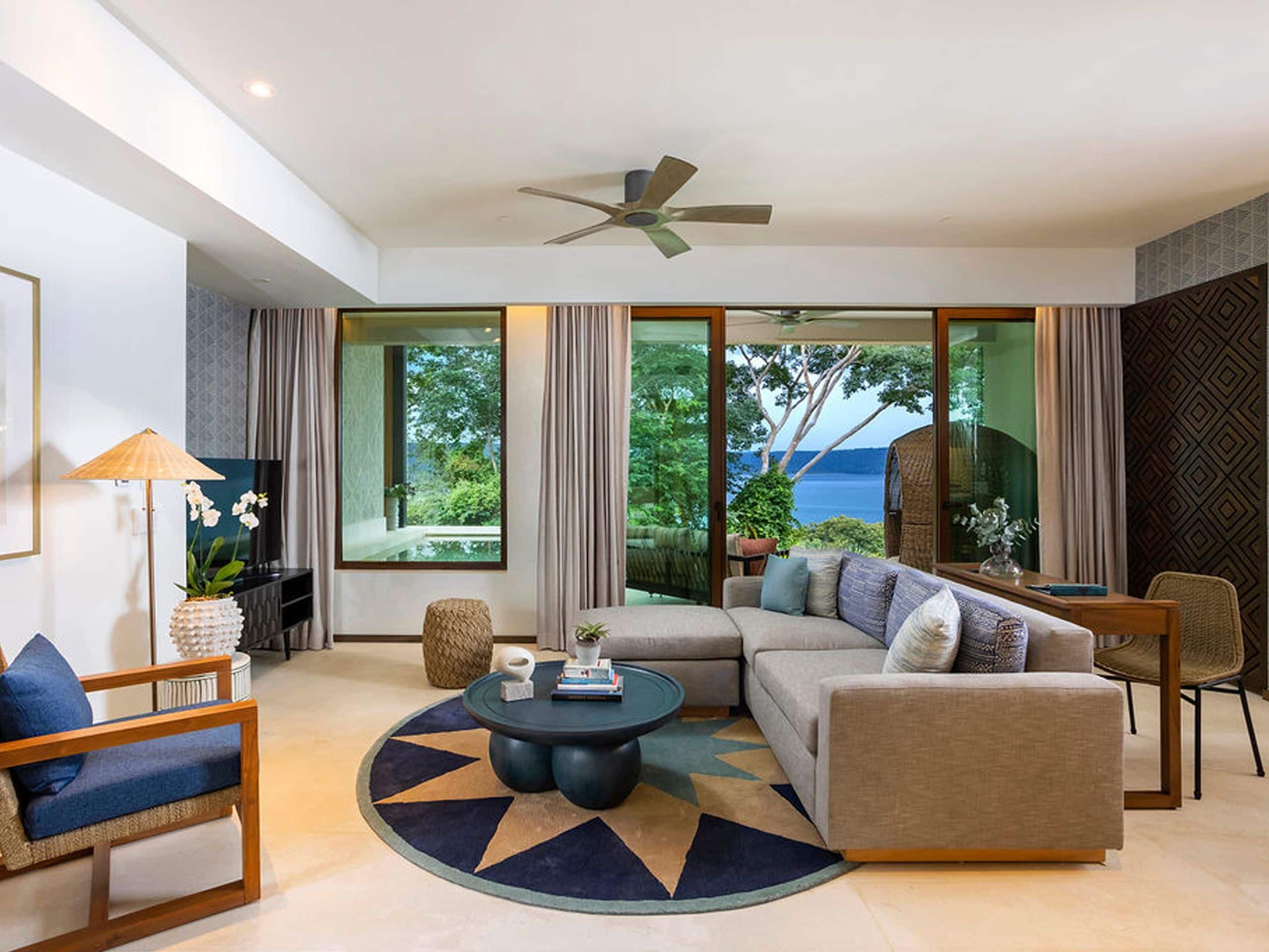 Andaz Peninsula Papagayo Resort, Costa Rica One Bed Villa Living