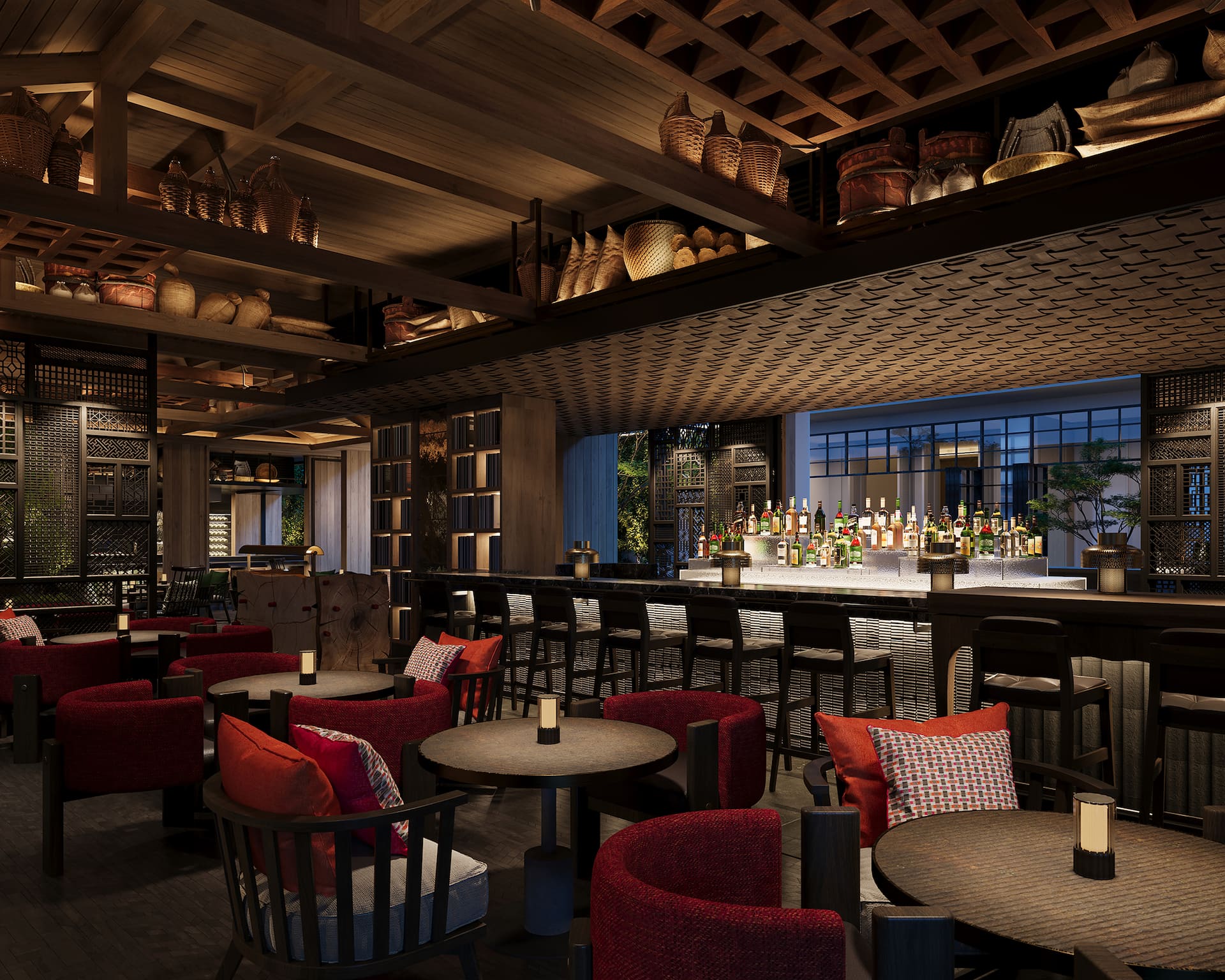 Hyatt Regency Kuala Lumpur Metropolis F and B Bar Seating